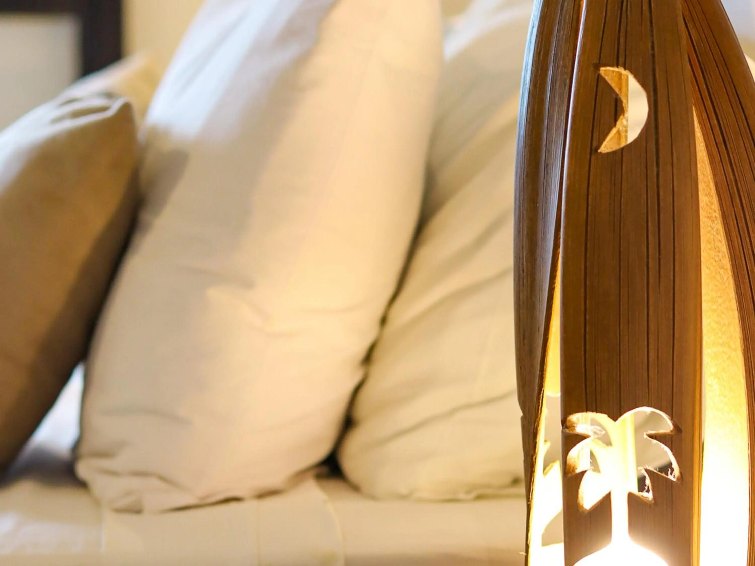 Bed in Pousada dos Coqueiros