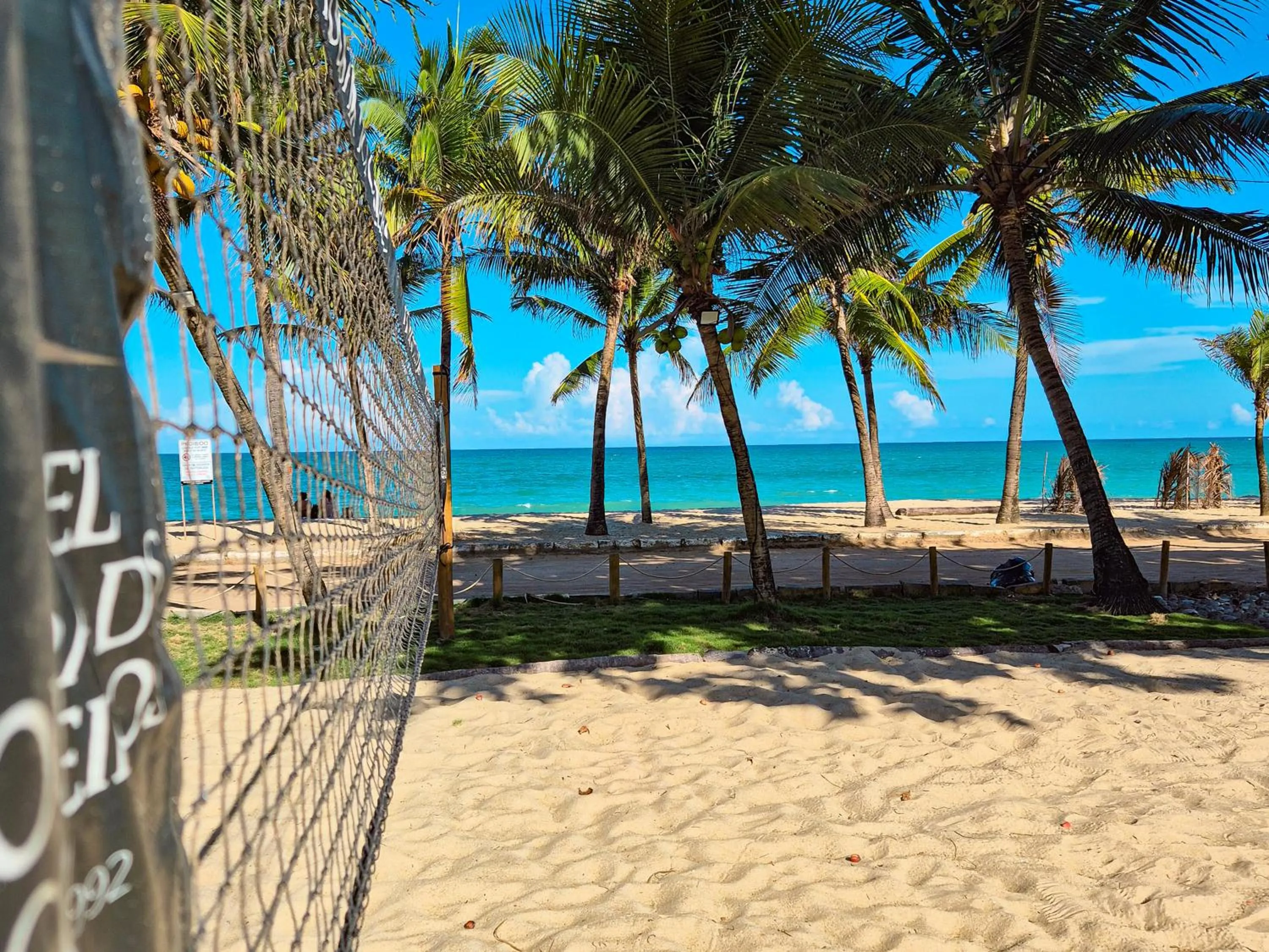 Tennis court in Pousada dos Coqueiros