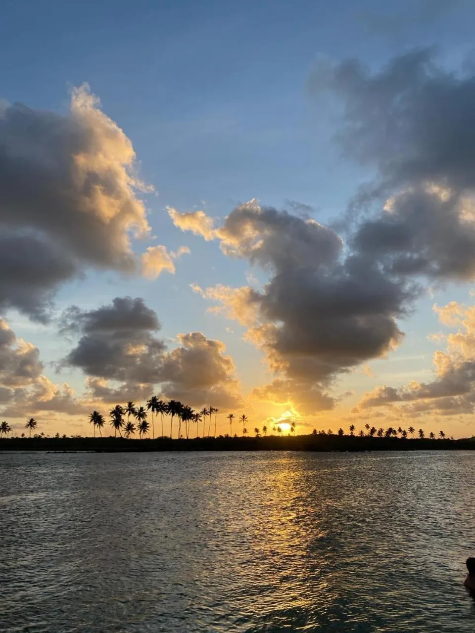 Sunset in Pousada dos Coqueiros