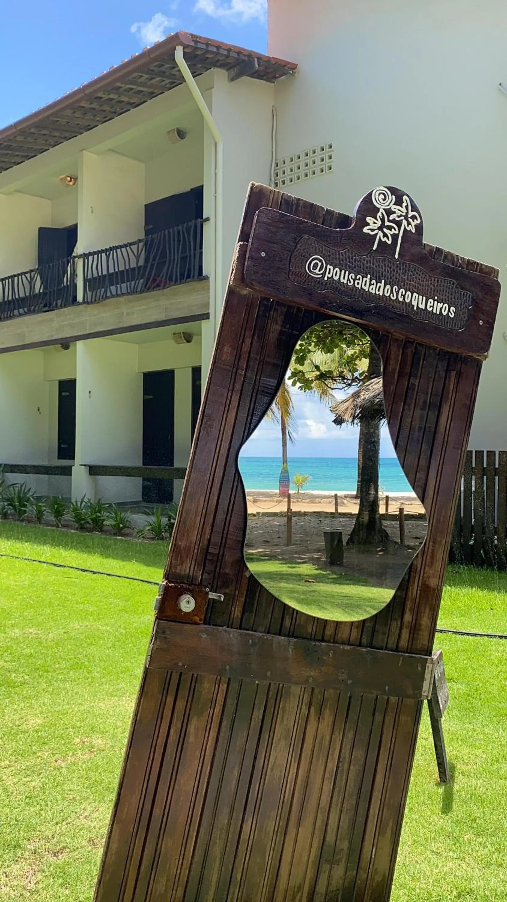 Seating area in Pousada dos Coqueiros