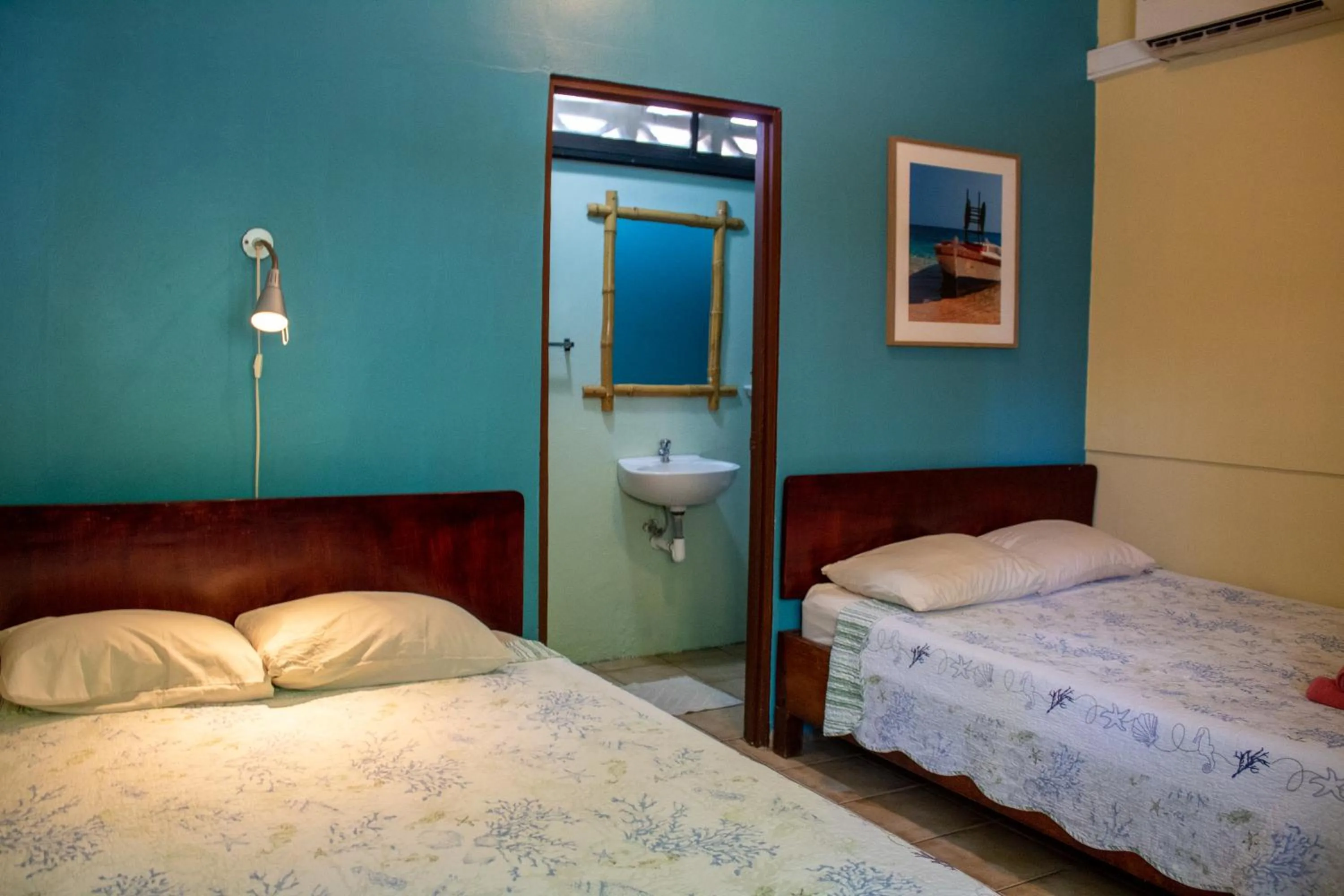 Bed in Hotel Brasilito