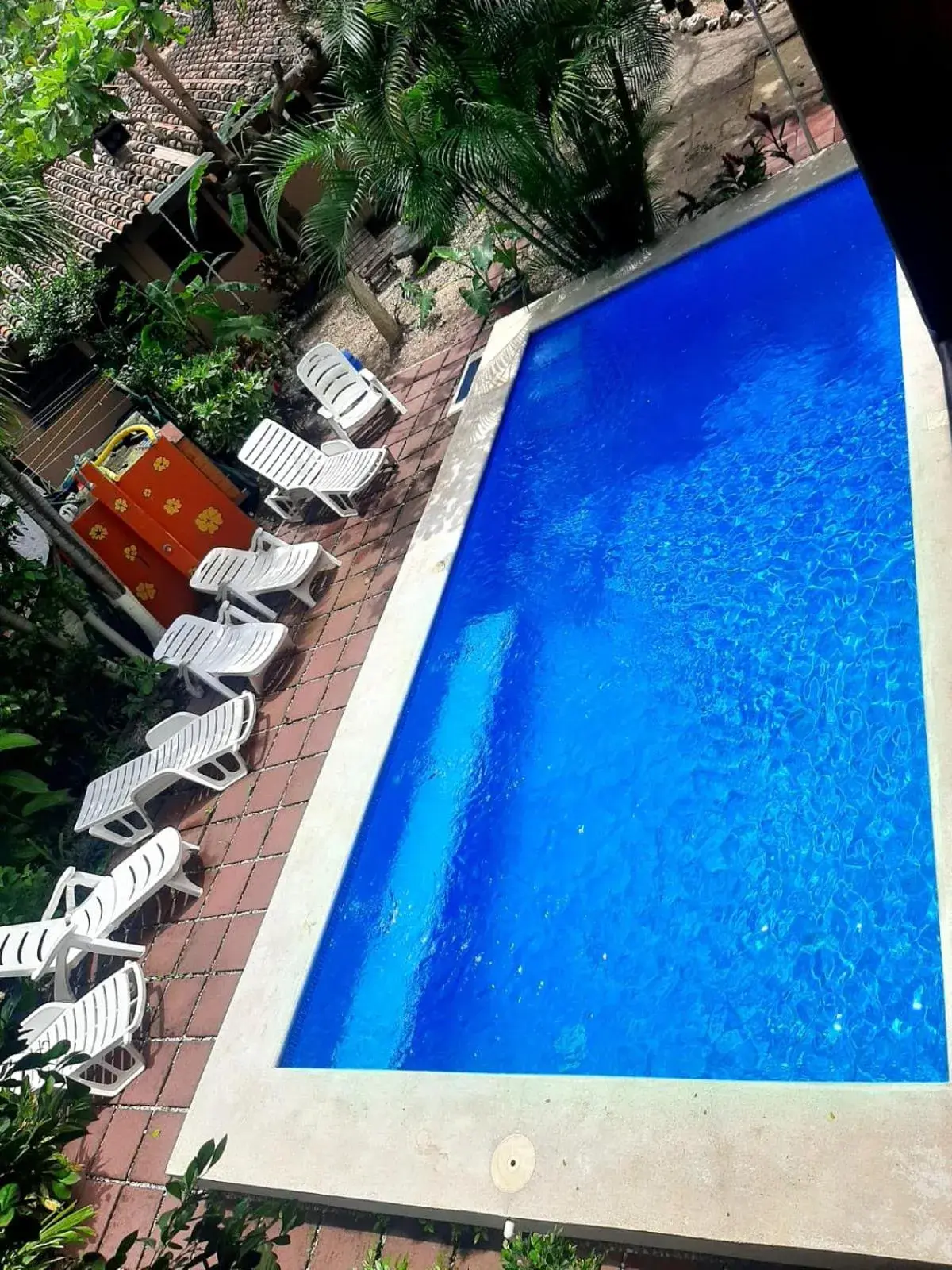 Pool view in Hotel Brasilito Pool view in Hotel Brasilito