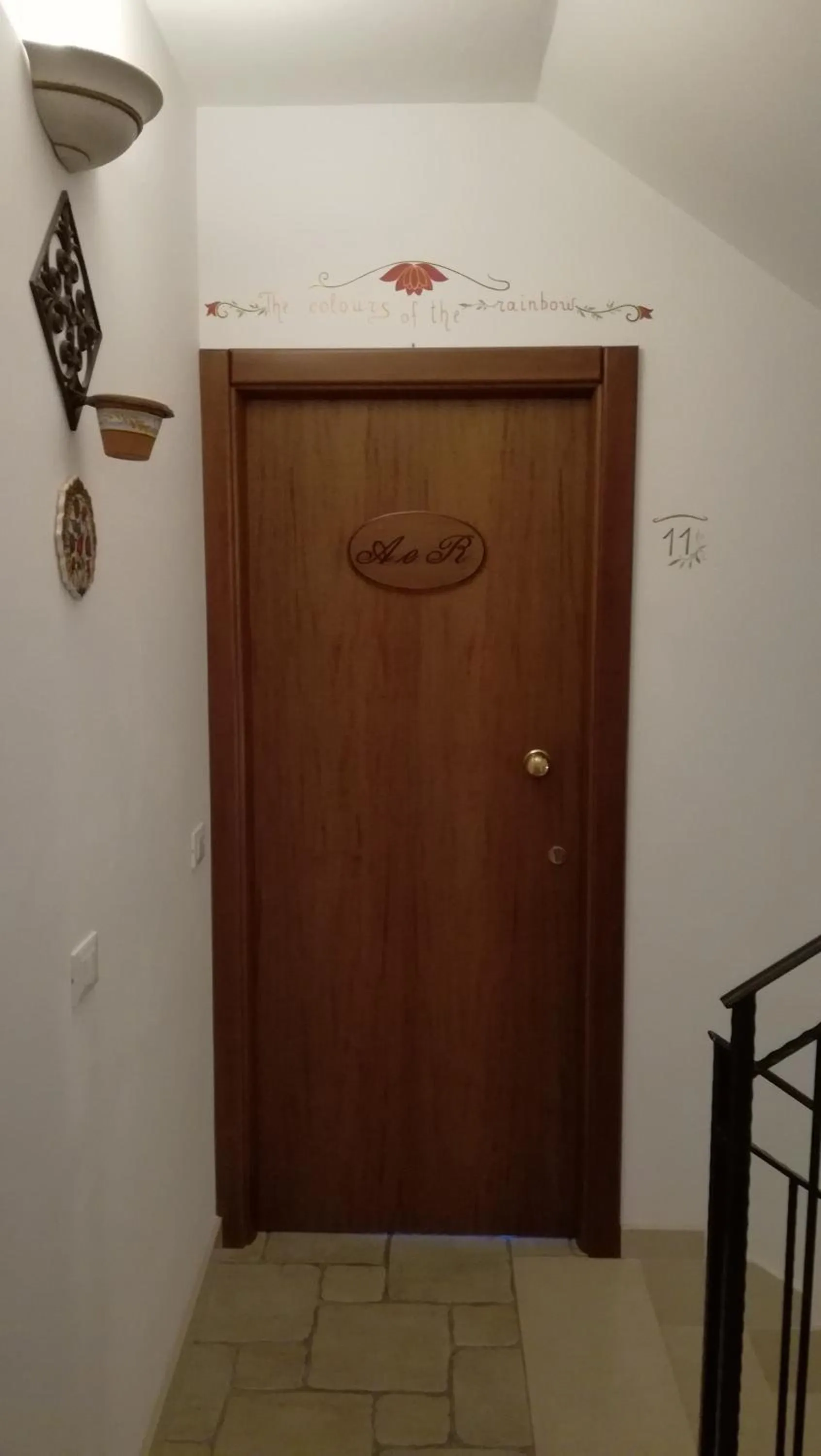 Decorative detail in L'ISOLA AeR B&B