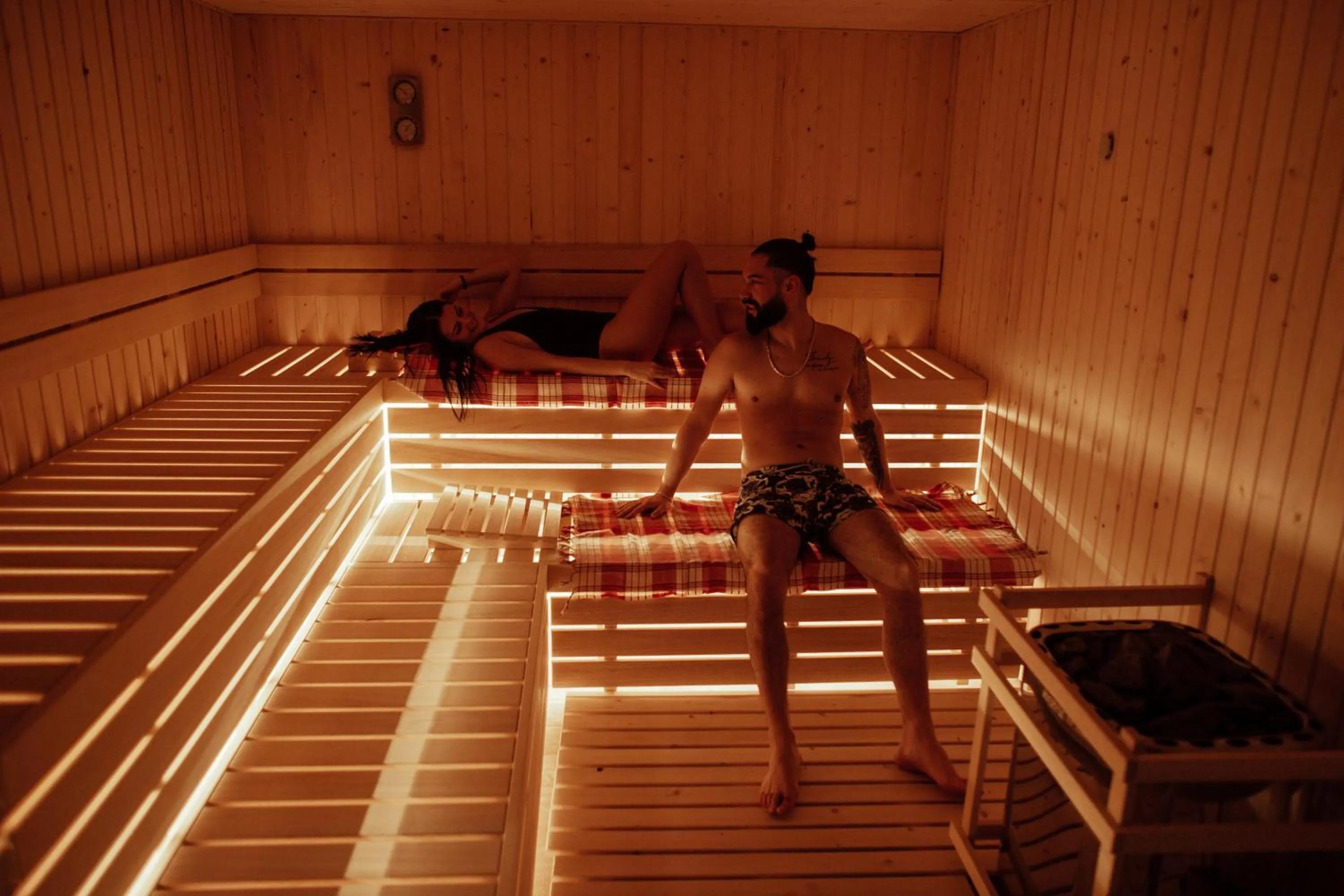 Sauna in Grand Blue Fafa Resort & SPA