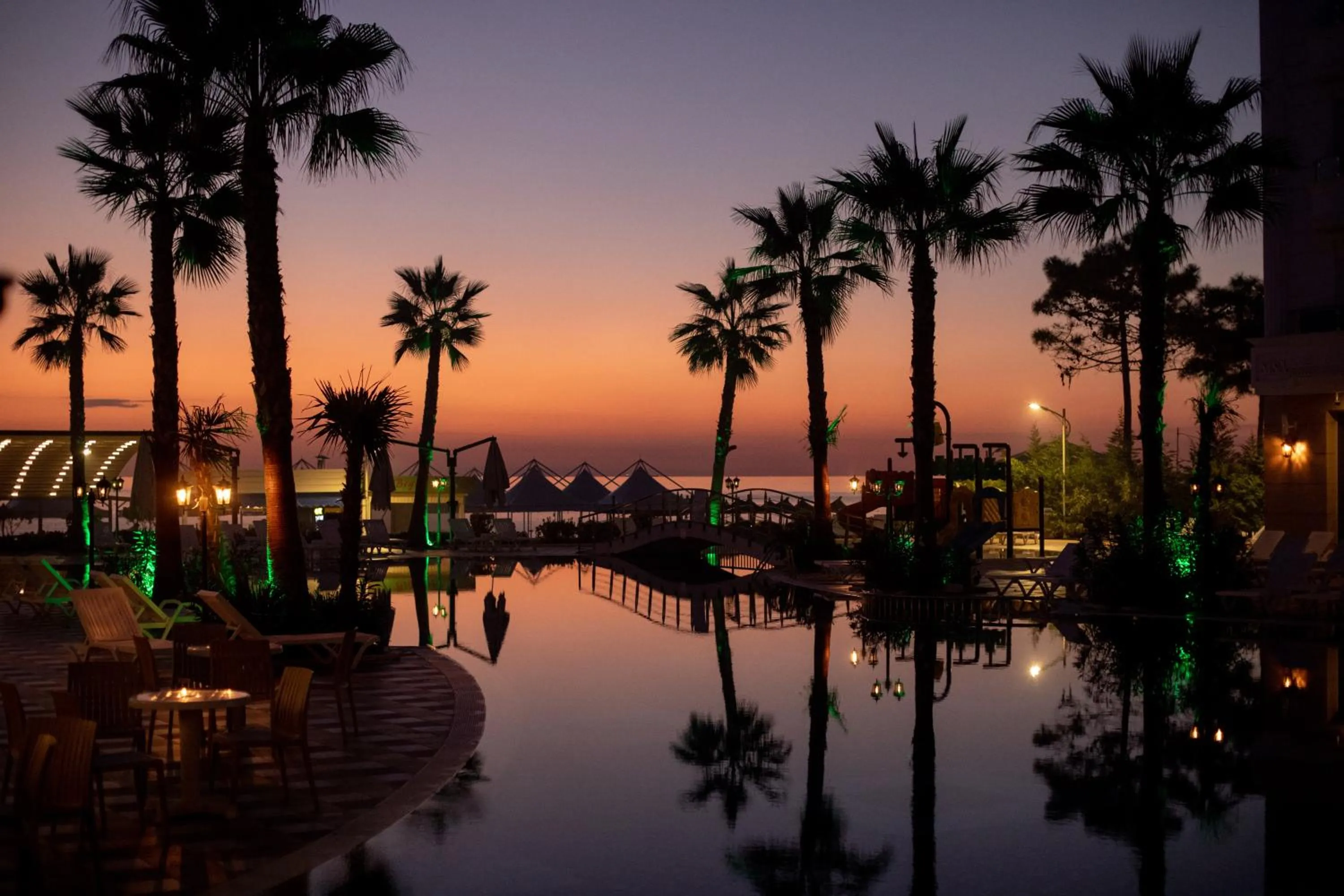 Sunset in Grand Blue Fafa Resort & SPA