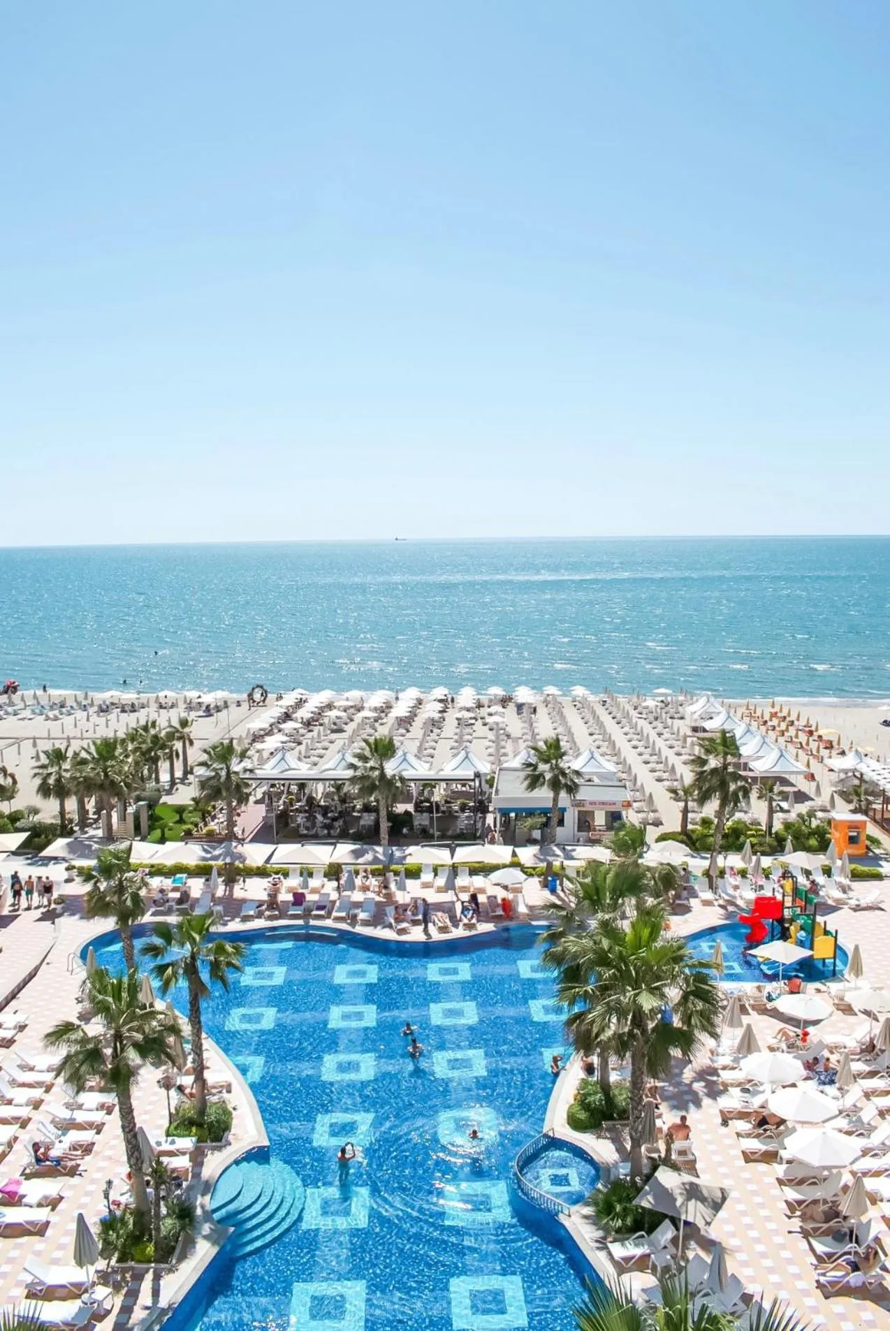 Pool view in Grand Blue Fafa Resort & SPA