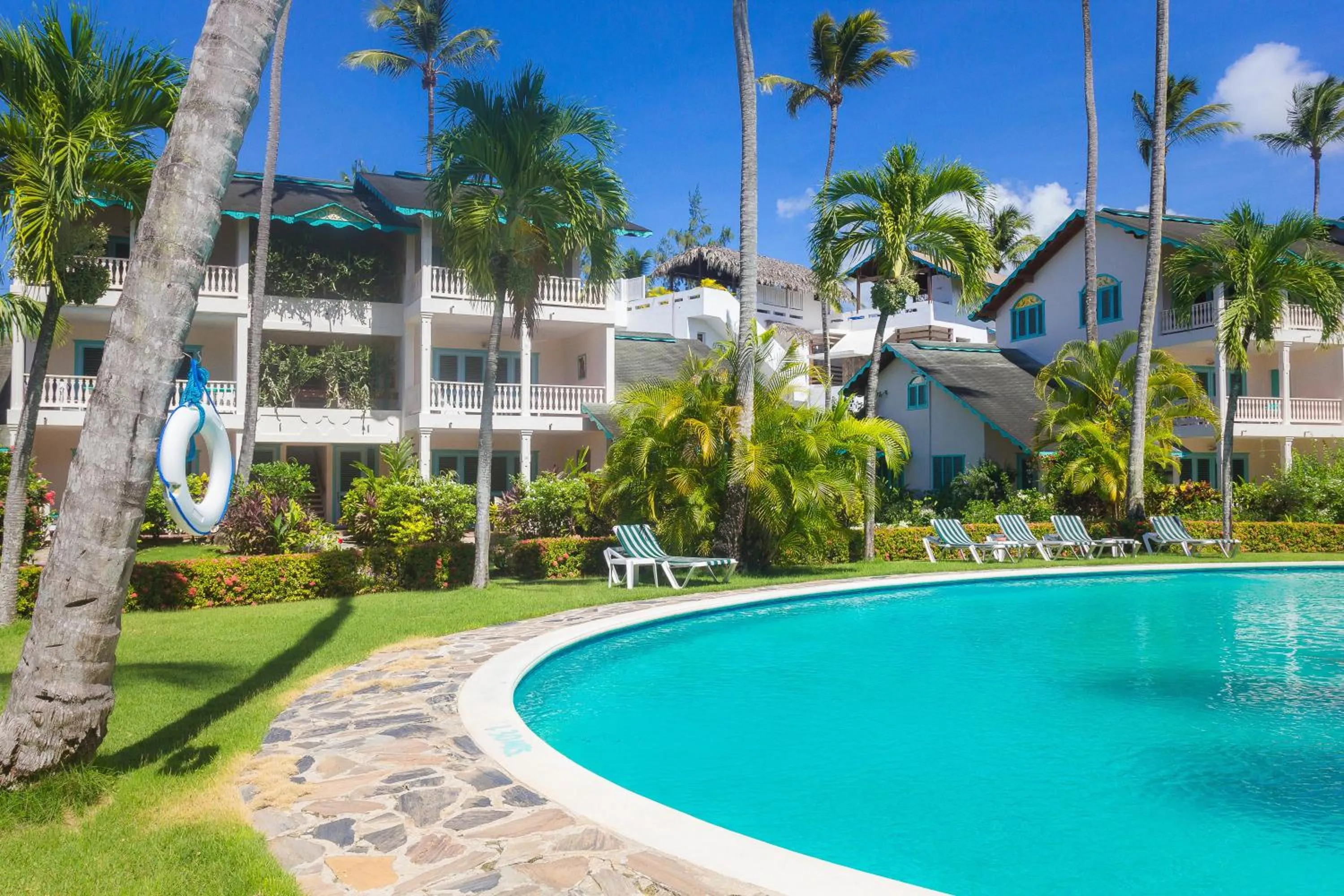 Patio in Hotel Playa Colibri