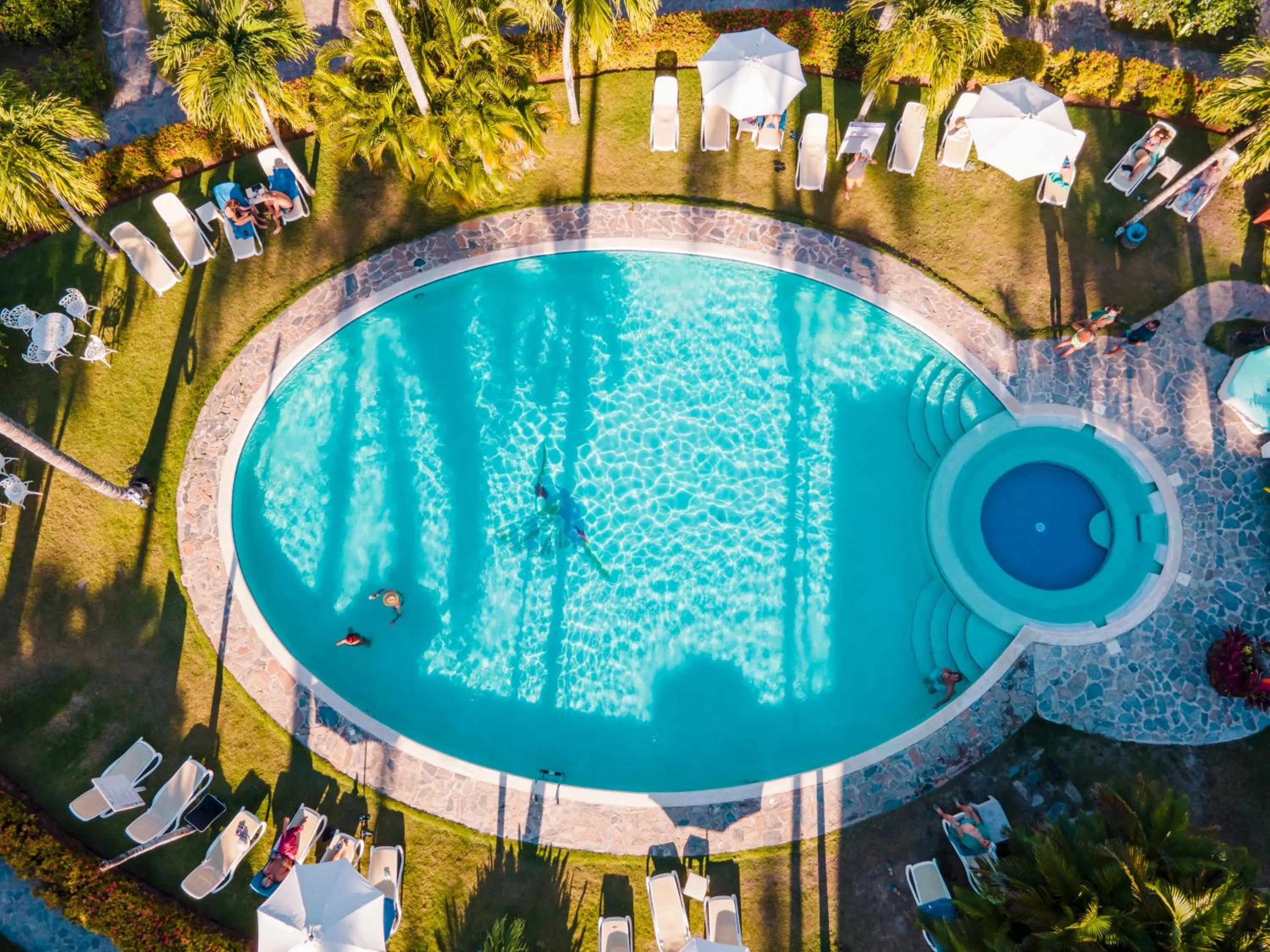 Pool view in Hotel Playa Colibri