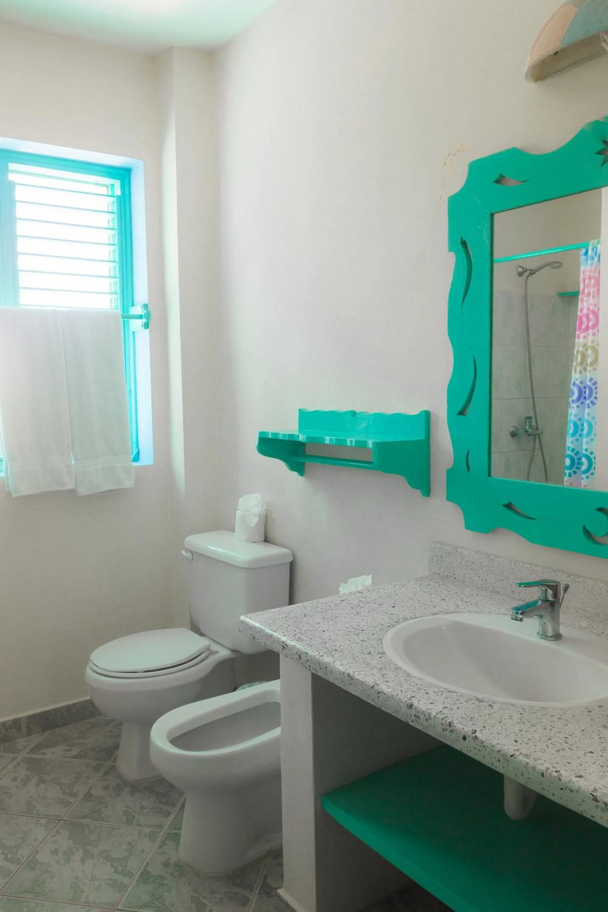 Toilet in Hotel Playa Colibri