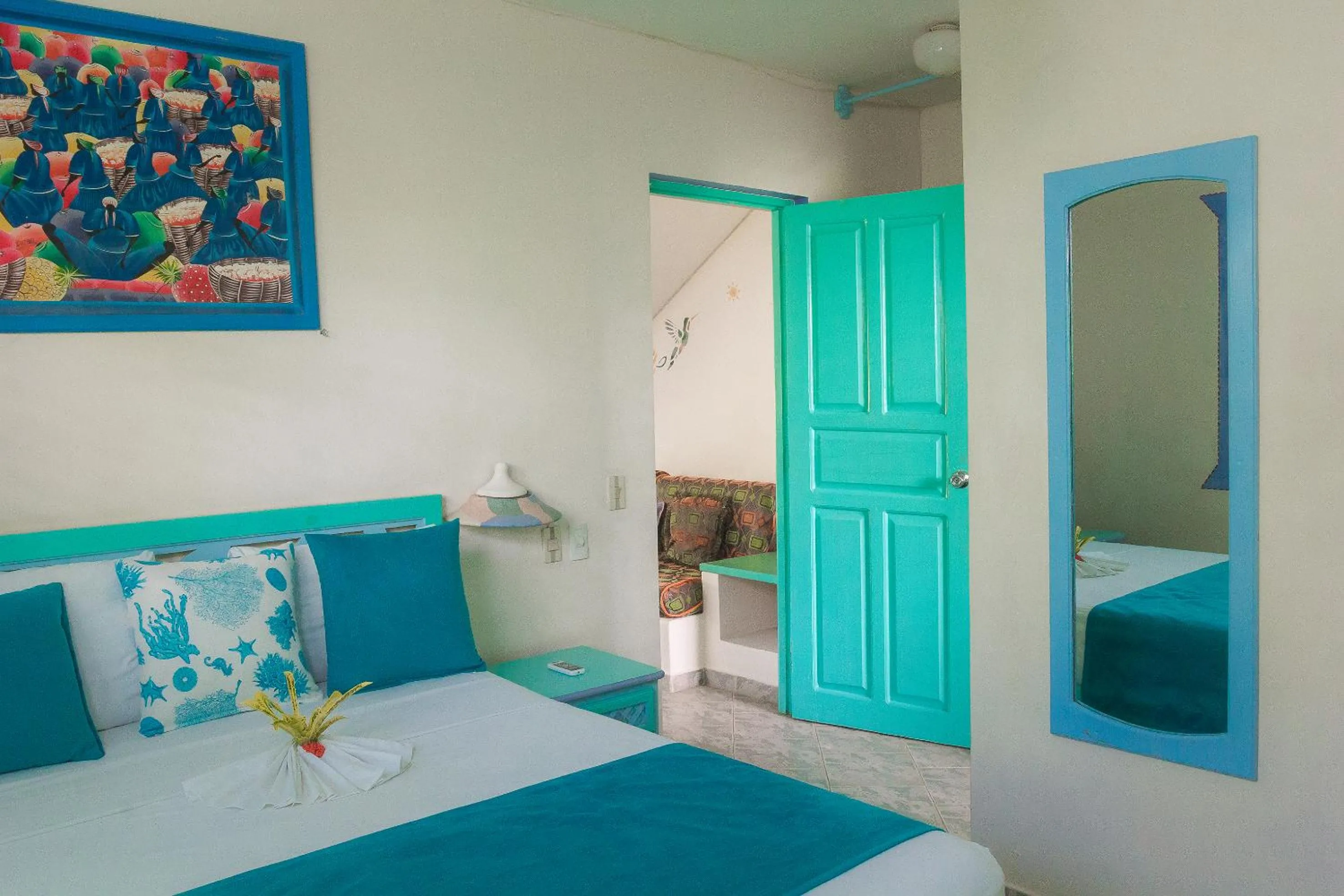 Bedroom, Bed in Hotel Playa Colibri