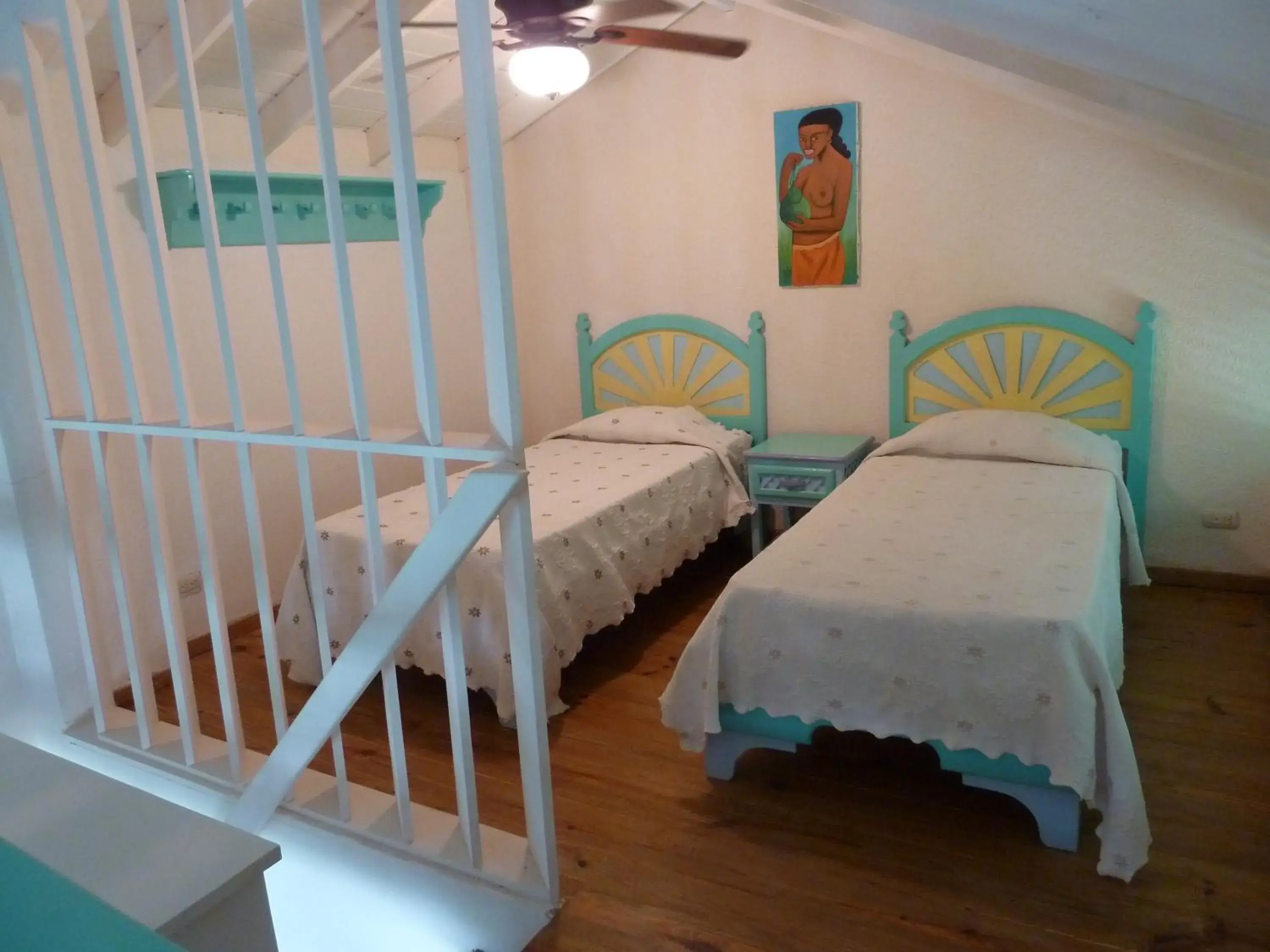 Bed in Hotel Playa Colibri Bed in Hotel Playa Colibri