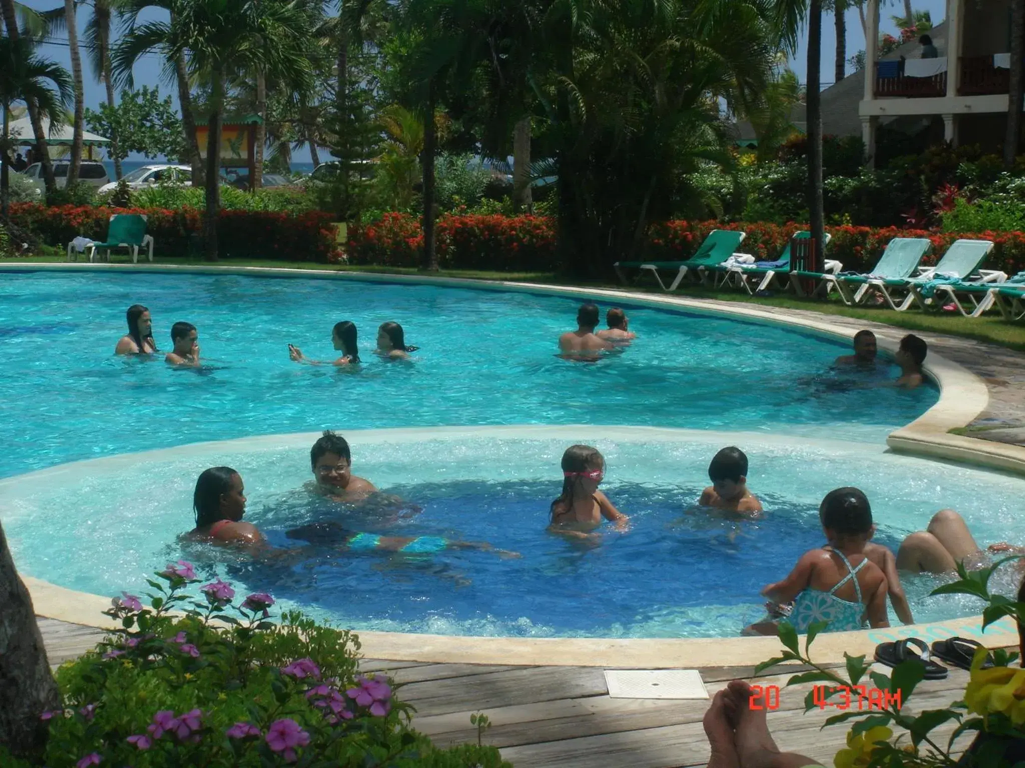 Garden view in Hotel Playa Colibri Garden view in Hotel Playa Colibri