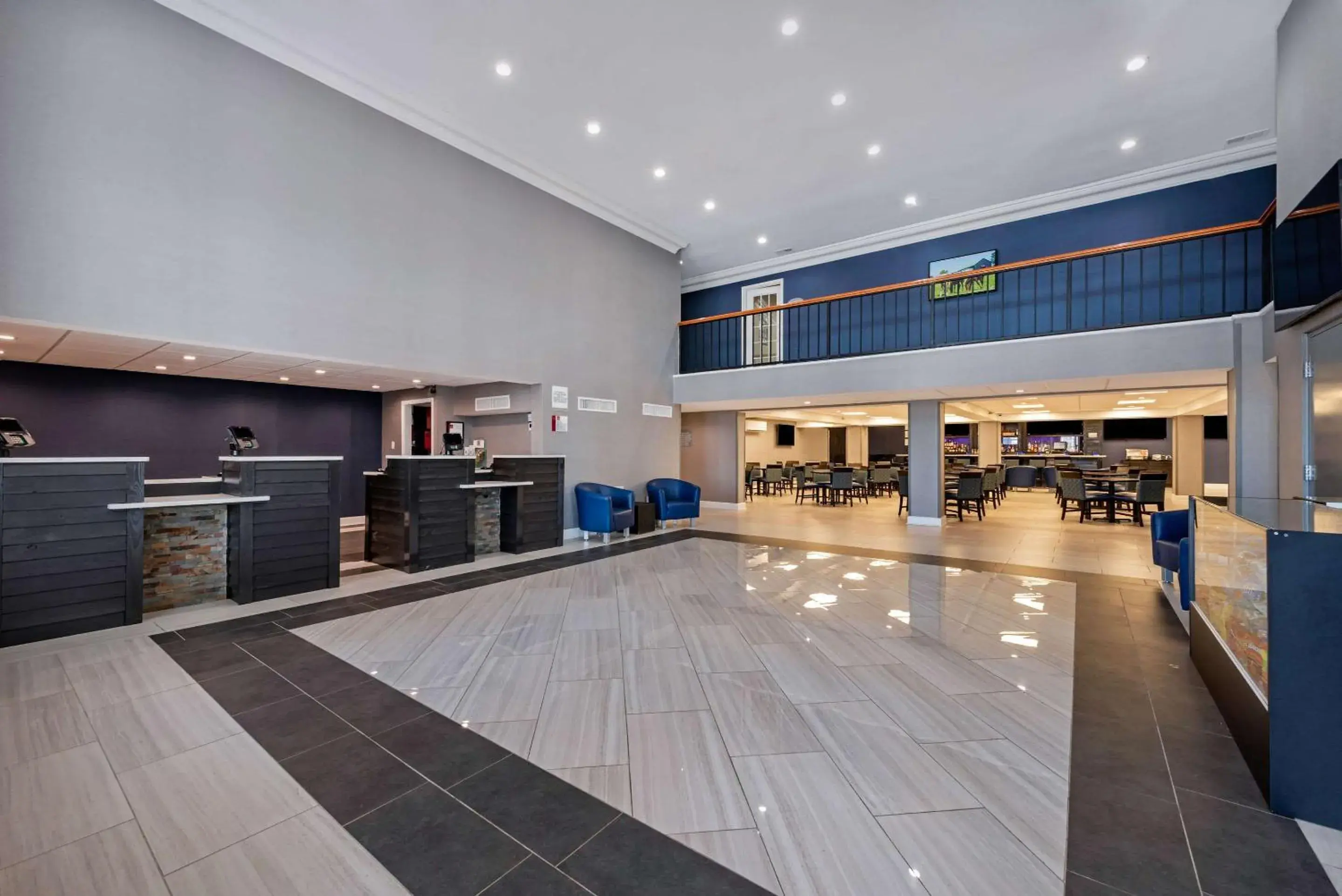 Lobby or reception in Clarion Hotel Conference Center Lexington North Lobby or reception in Clarion Hotel Conference Center Lexington North