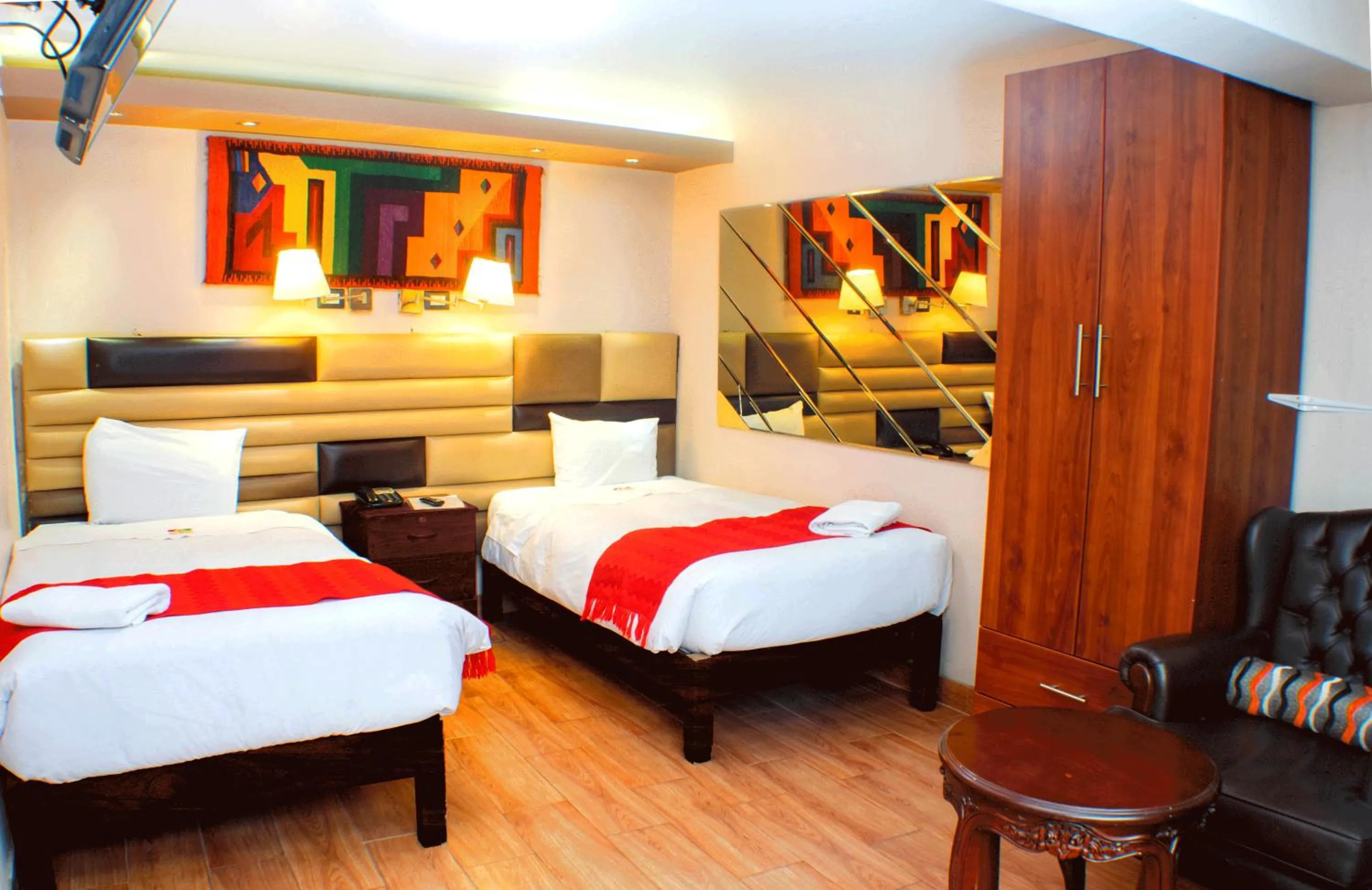 Bed in Hotel Royal Qosqo