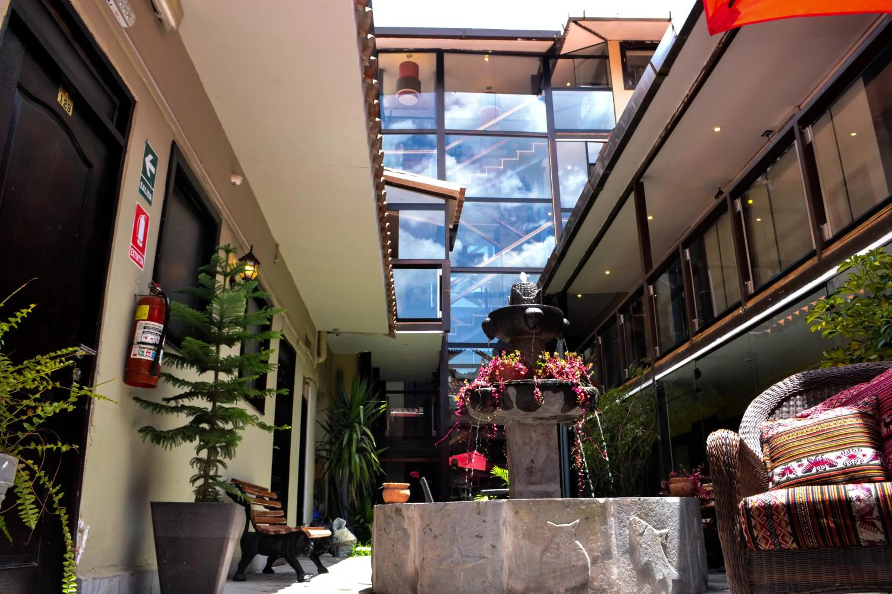 Garden view in Hotel Royal Qosqo