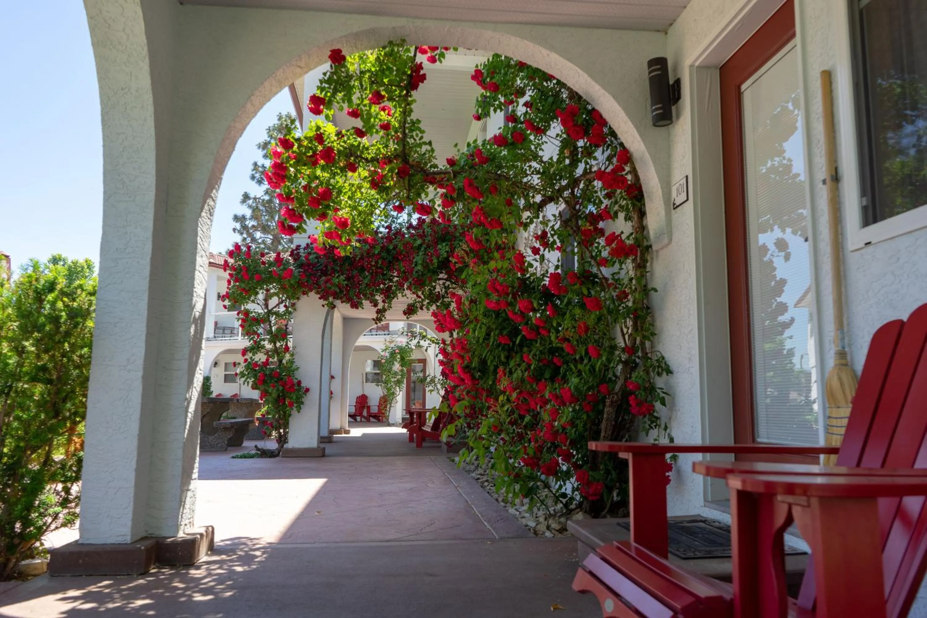 Patio in Sandy Beach Suites