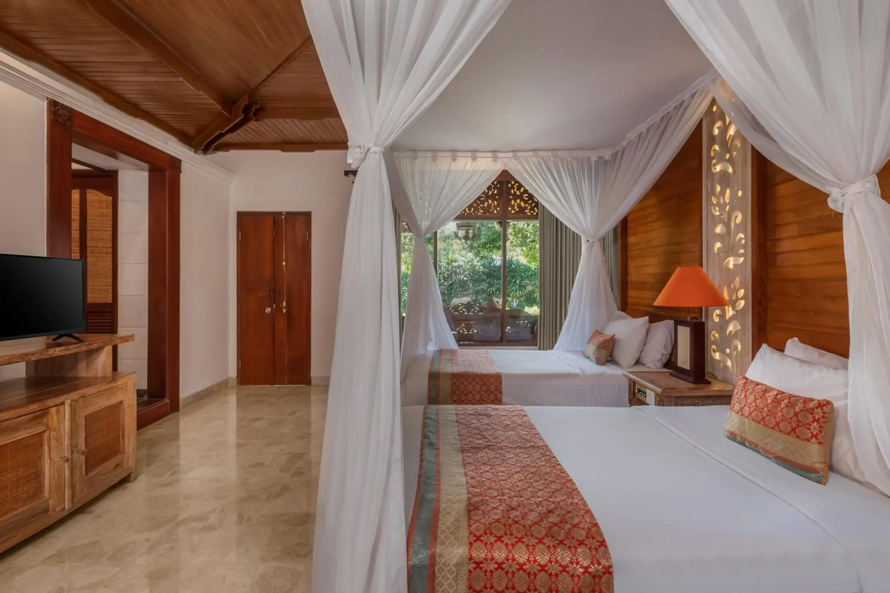 Bed in Bali Tropic Resort & Spa - CHSE Certified