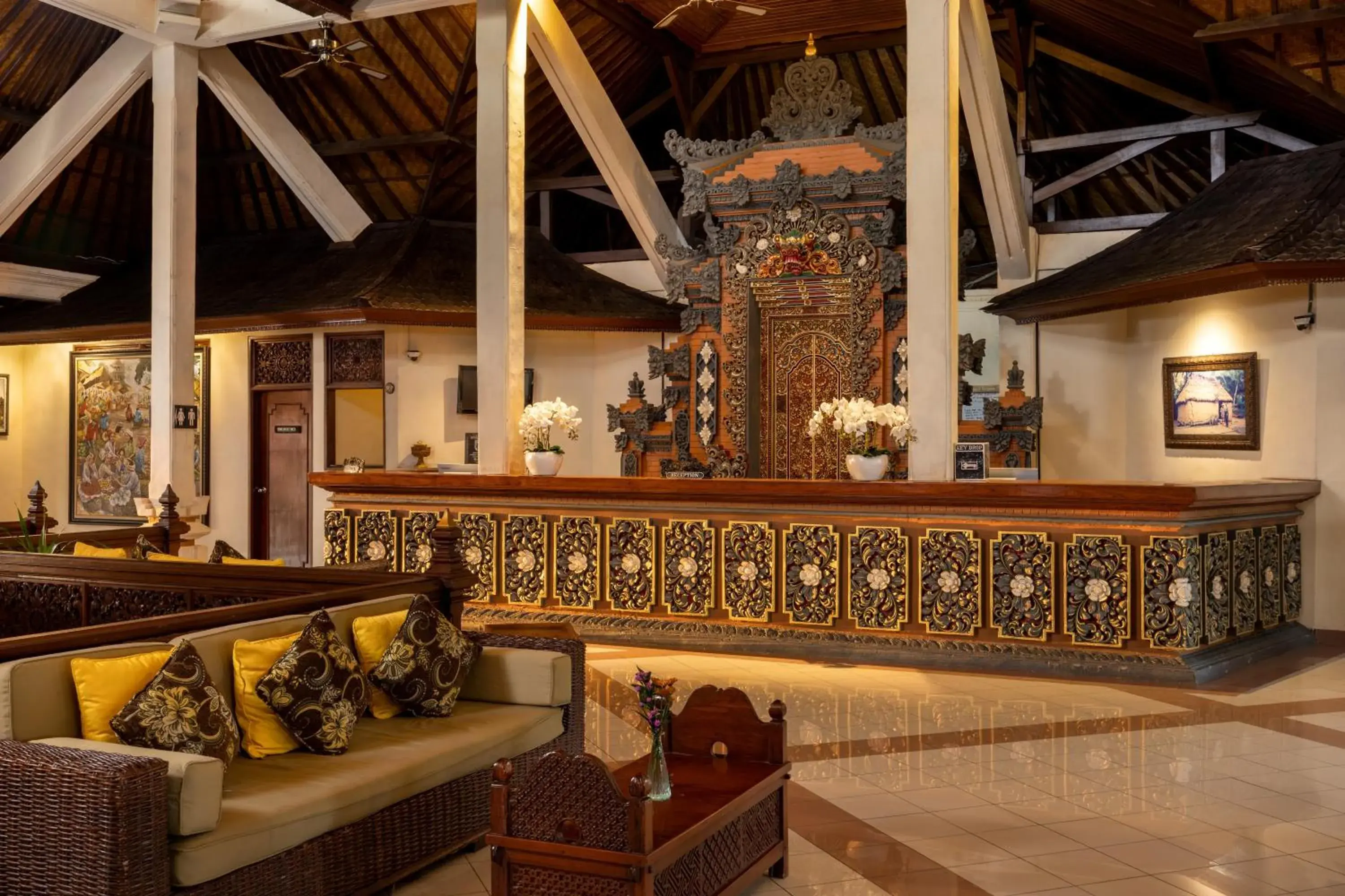 Lobby or reception in Bali Tropic Resort & Spa - CHSE Certified Lobby or reception in Bali Tropic Resort & Spa - CHSE Certified