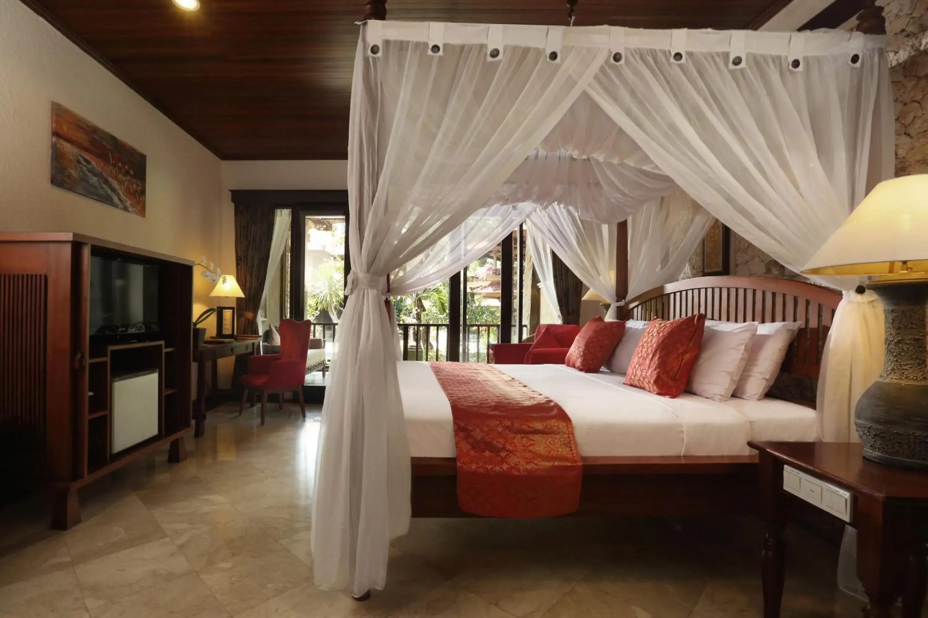 Bedroom, Bed in Bali Tropic Resort & Spa - CHSE Certified