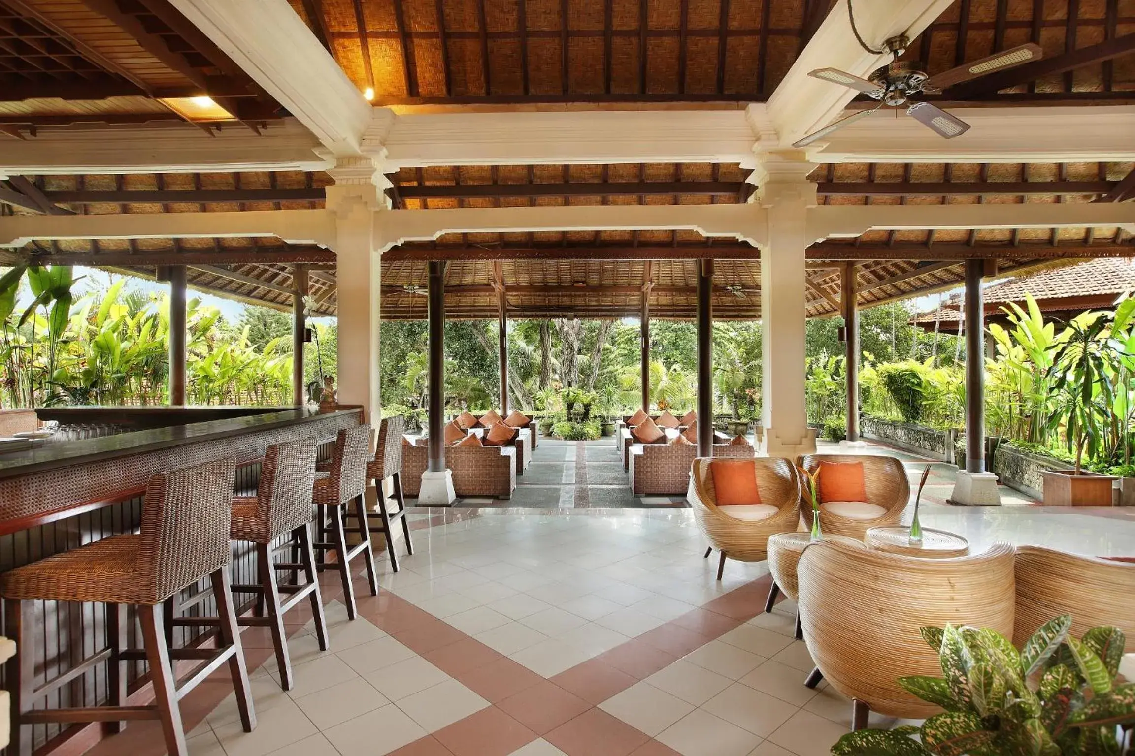 Lobby or reception, Lounge/Bar in Bali Tropic Resort & Spa - CHSE Certified