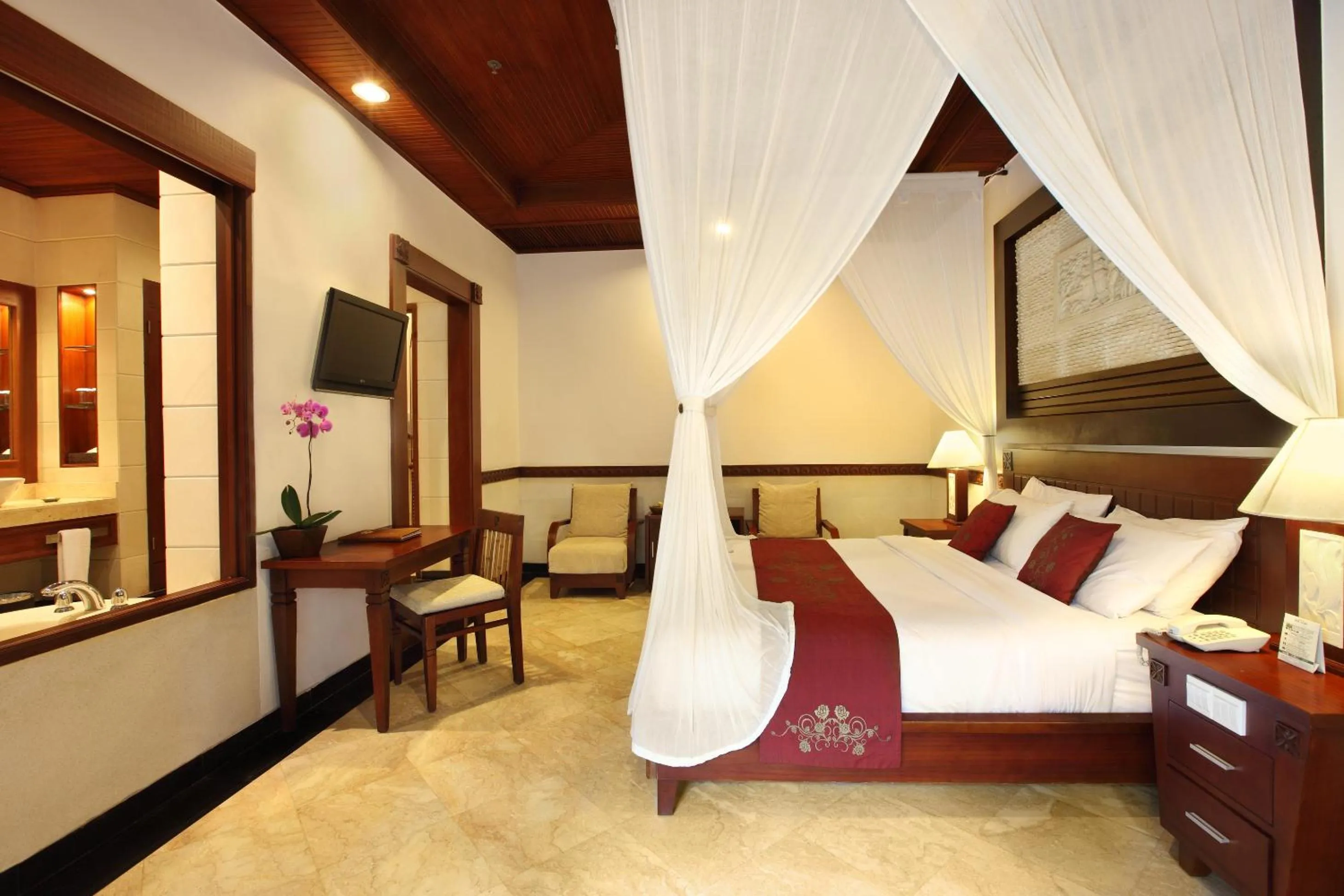Bedroom, Bed in Bali Tropic Resort & Spa - CHSE Certified