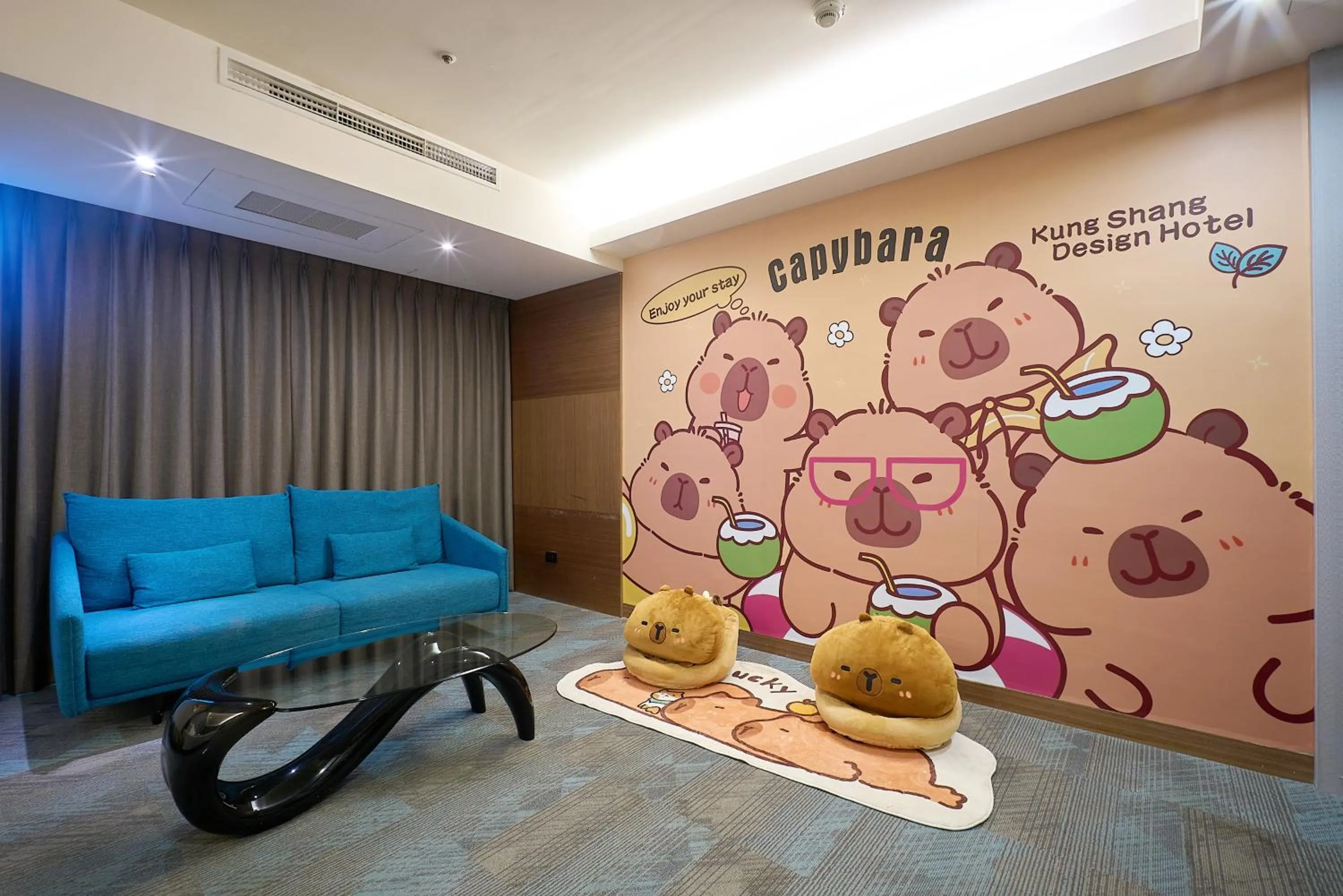 Living room in Kung Shang Design Hotel