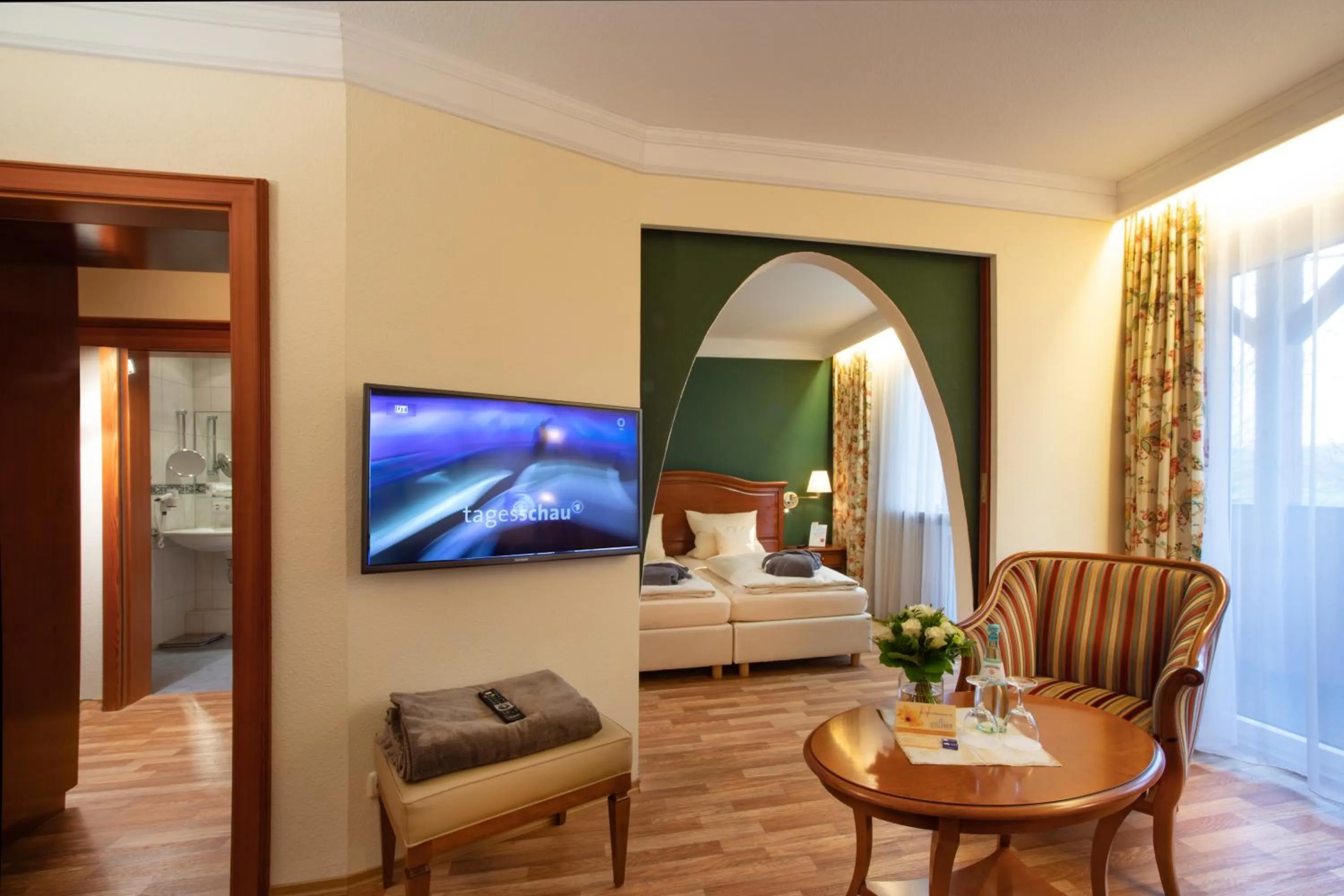 Seating area in Hotel Quellenhof