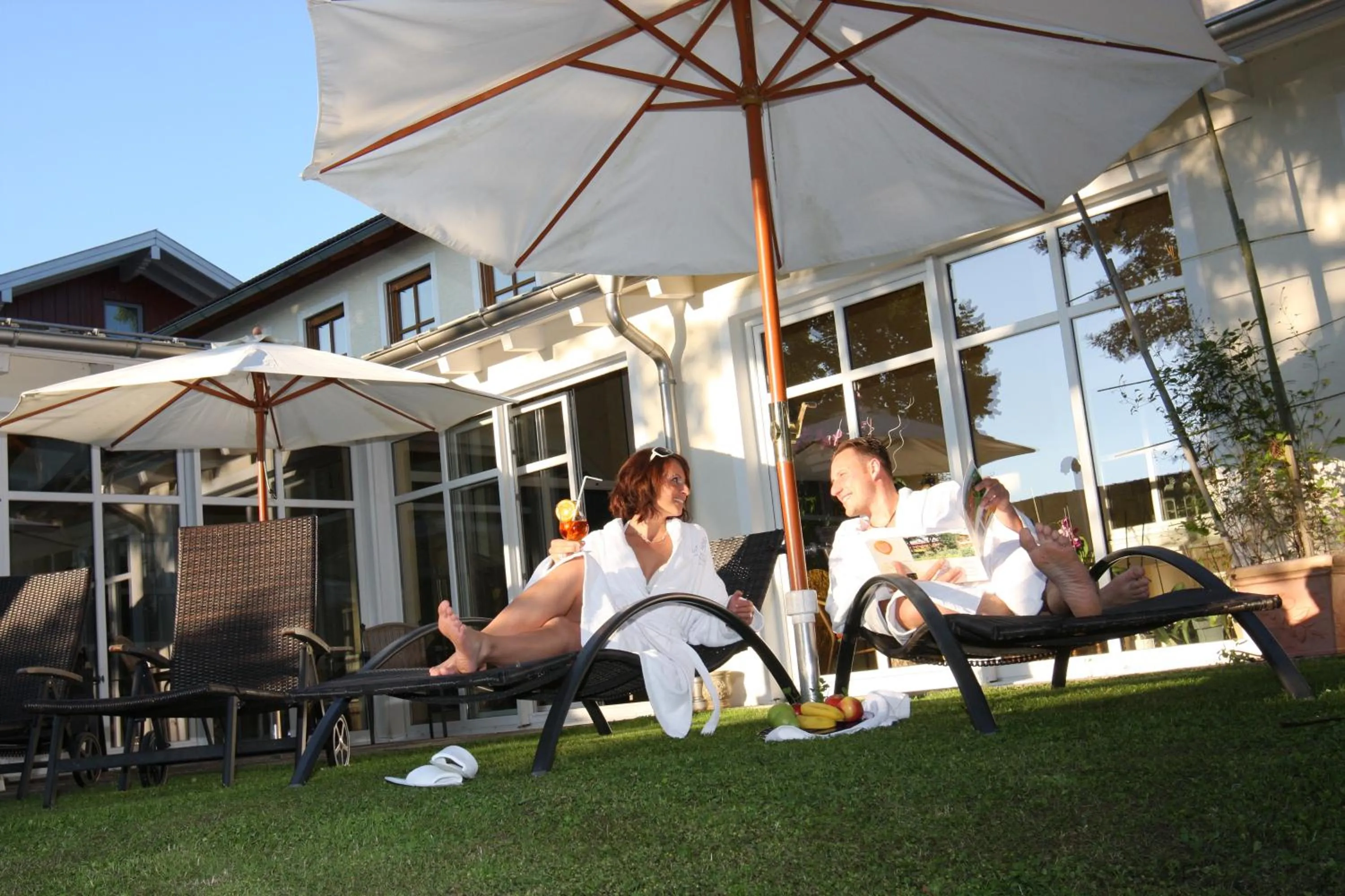 Patio in Hotel Quellenhof