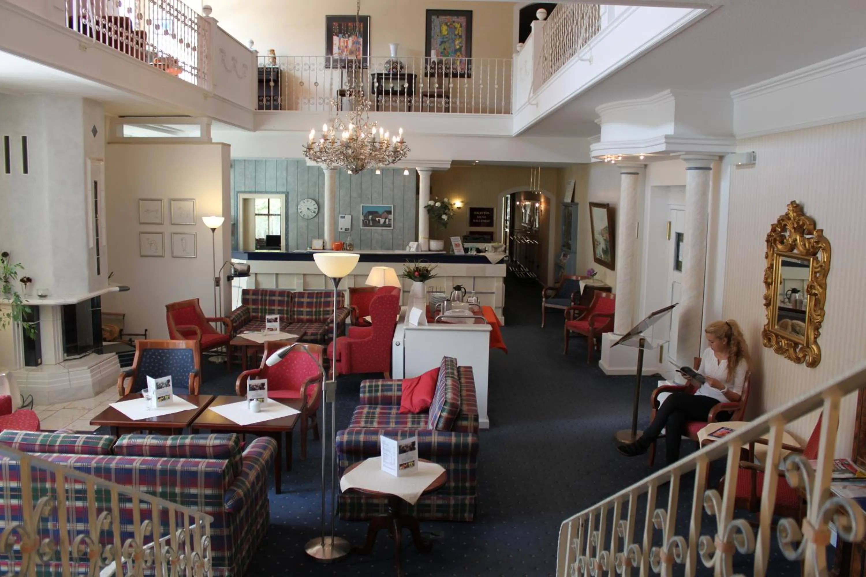 Lobby or reception in Hotel Quellenhof