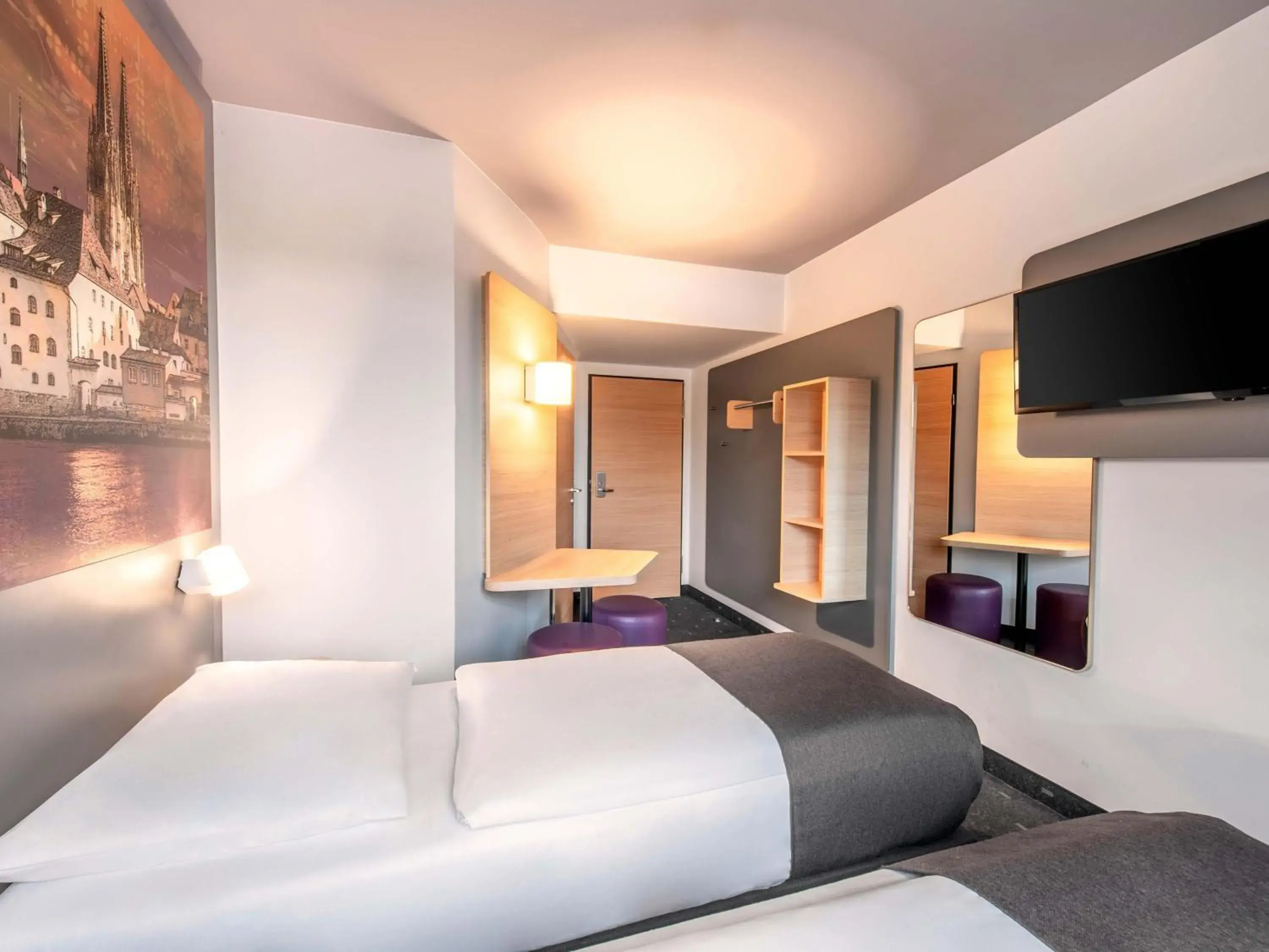 Photo of the whole room, Bed in B&B Hotel Regensburg-City Photo of the whole room, Bed in B&B Hotel Regensburg-City