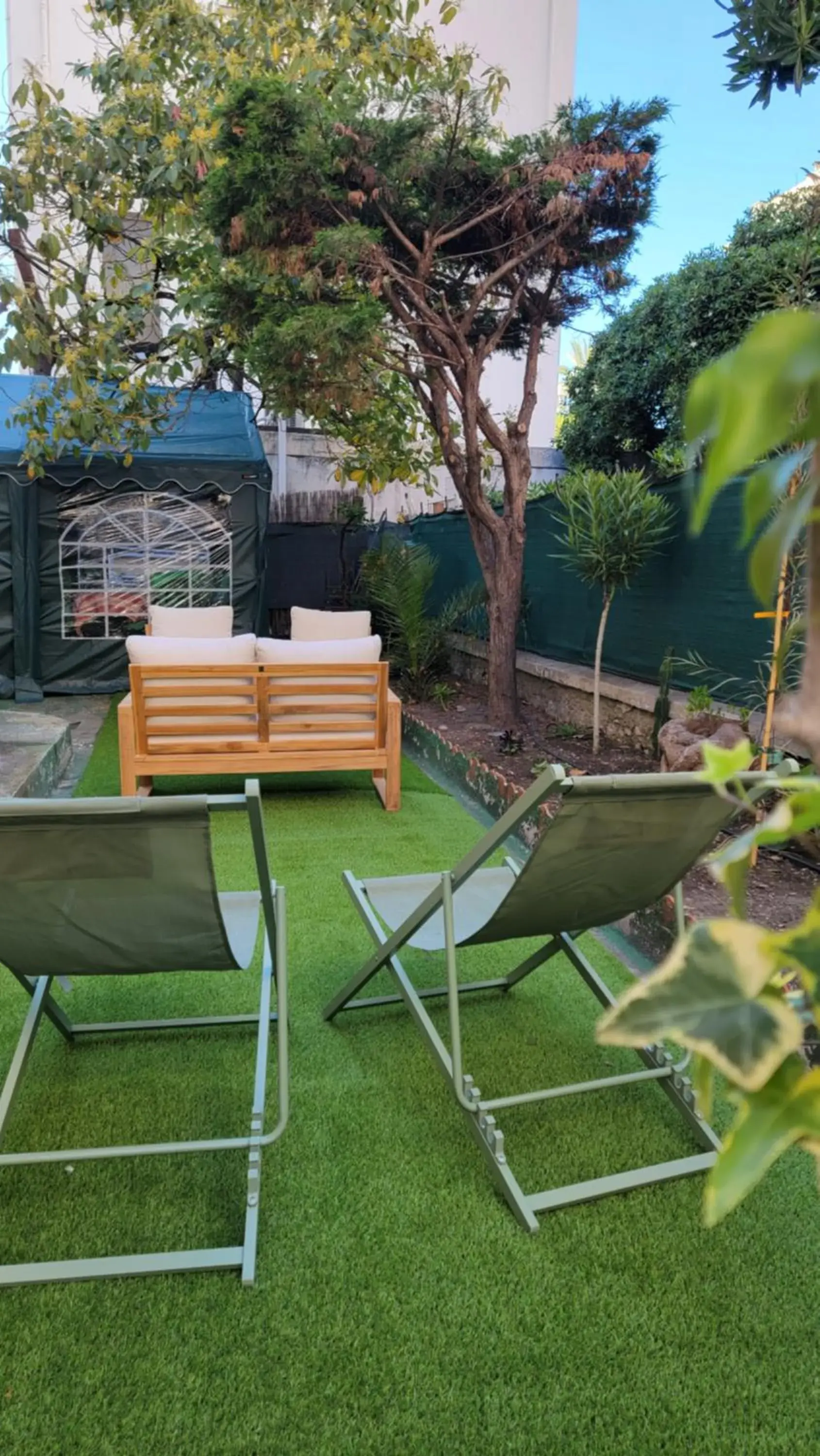 Seating area, Garden in Villa Eden