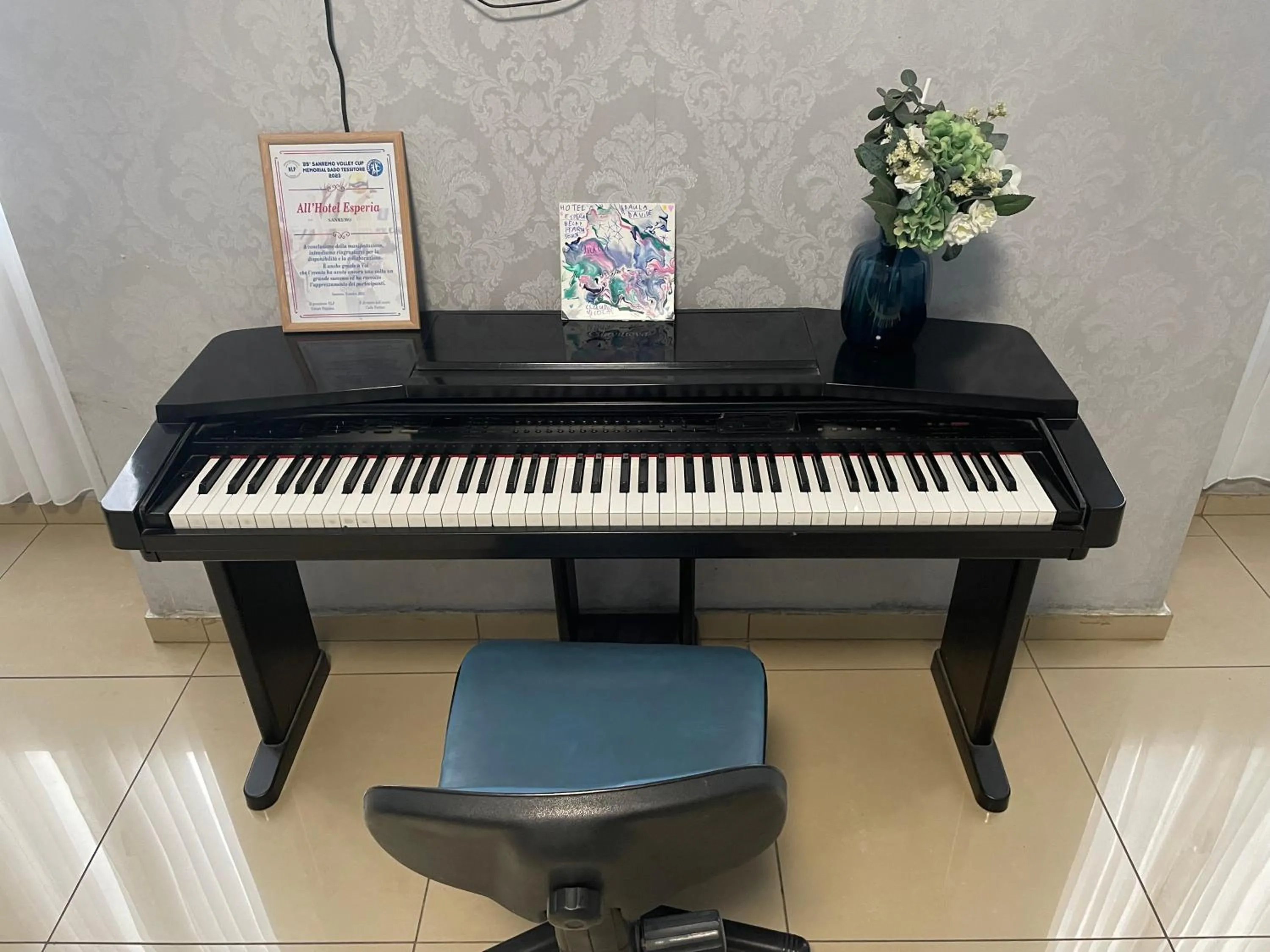 Seating area in Hotel Esperia