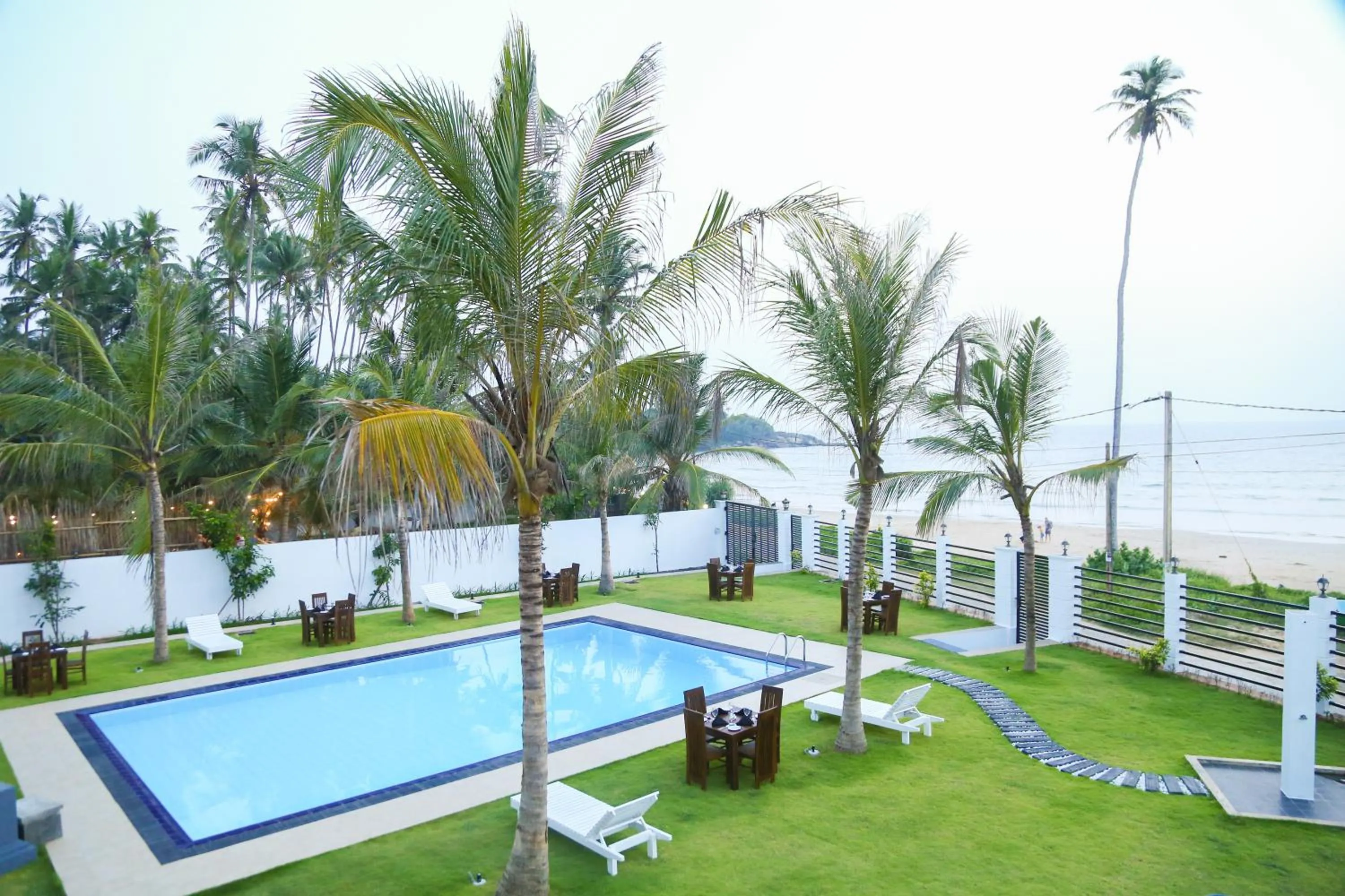 Pool view in Crystal Resort Dickwella