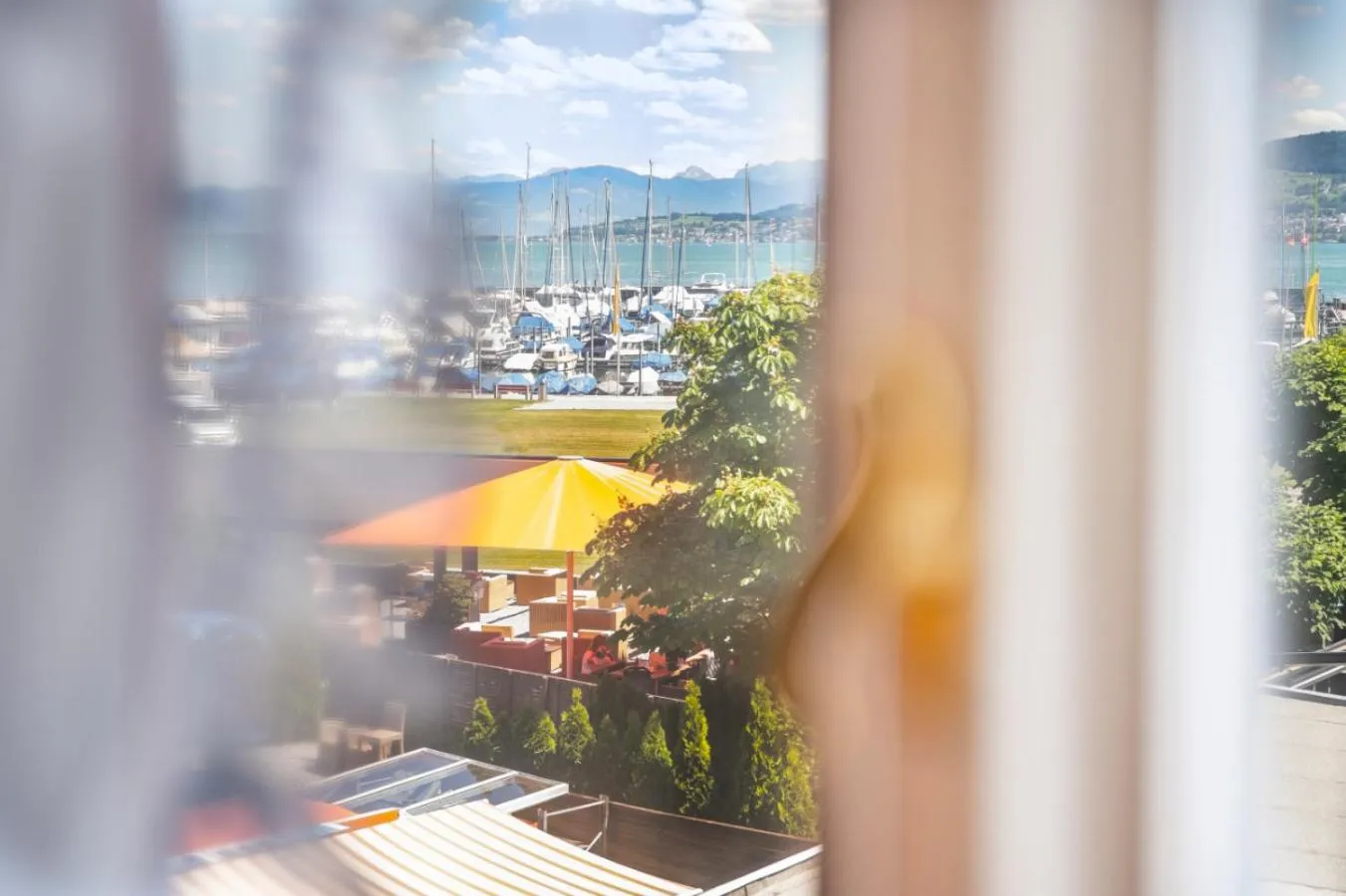 Lake view in Hotel Rotes Kreuz