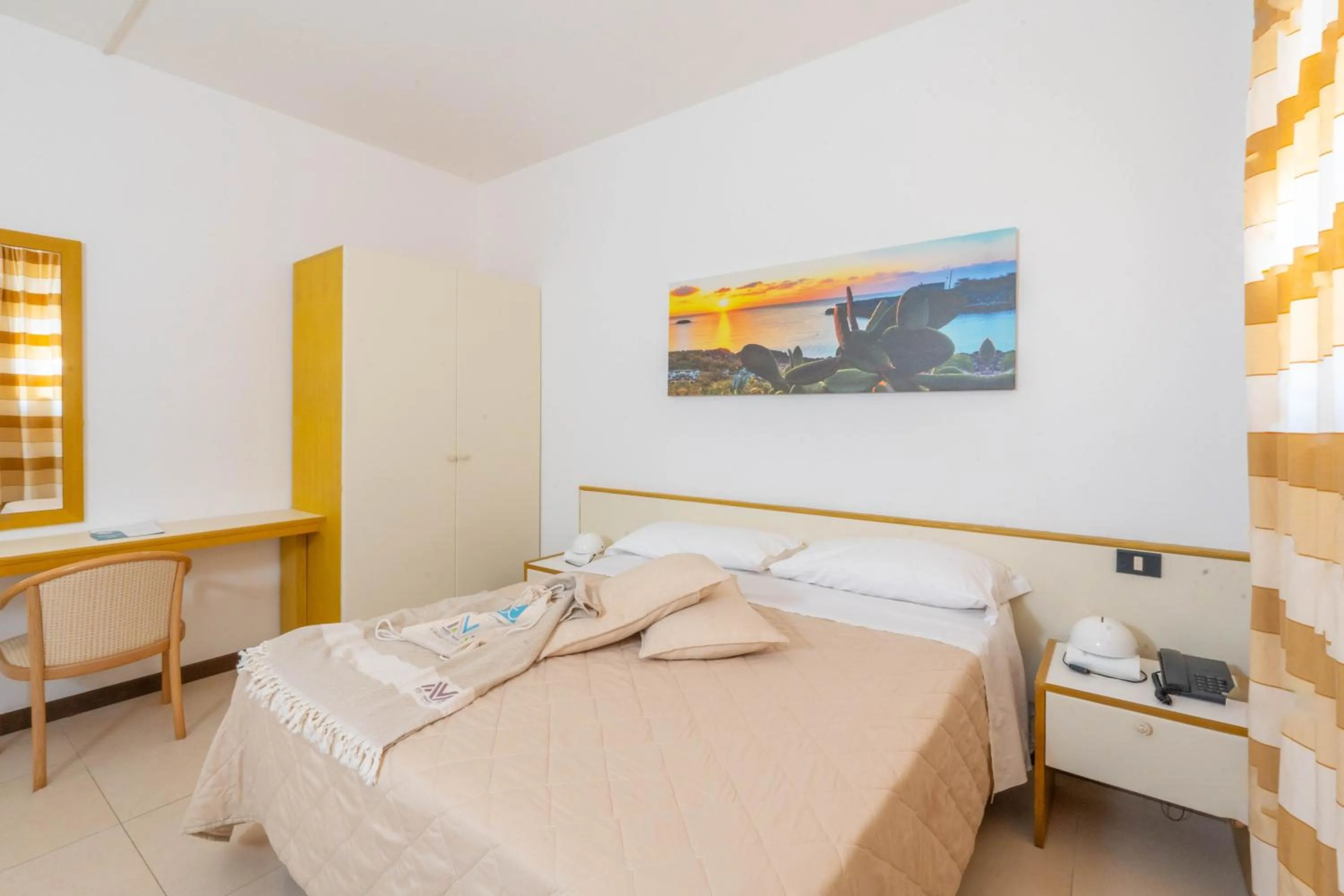 Bed in Hotel Santa Lucia