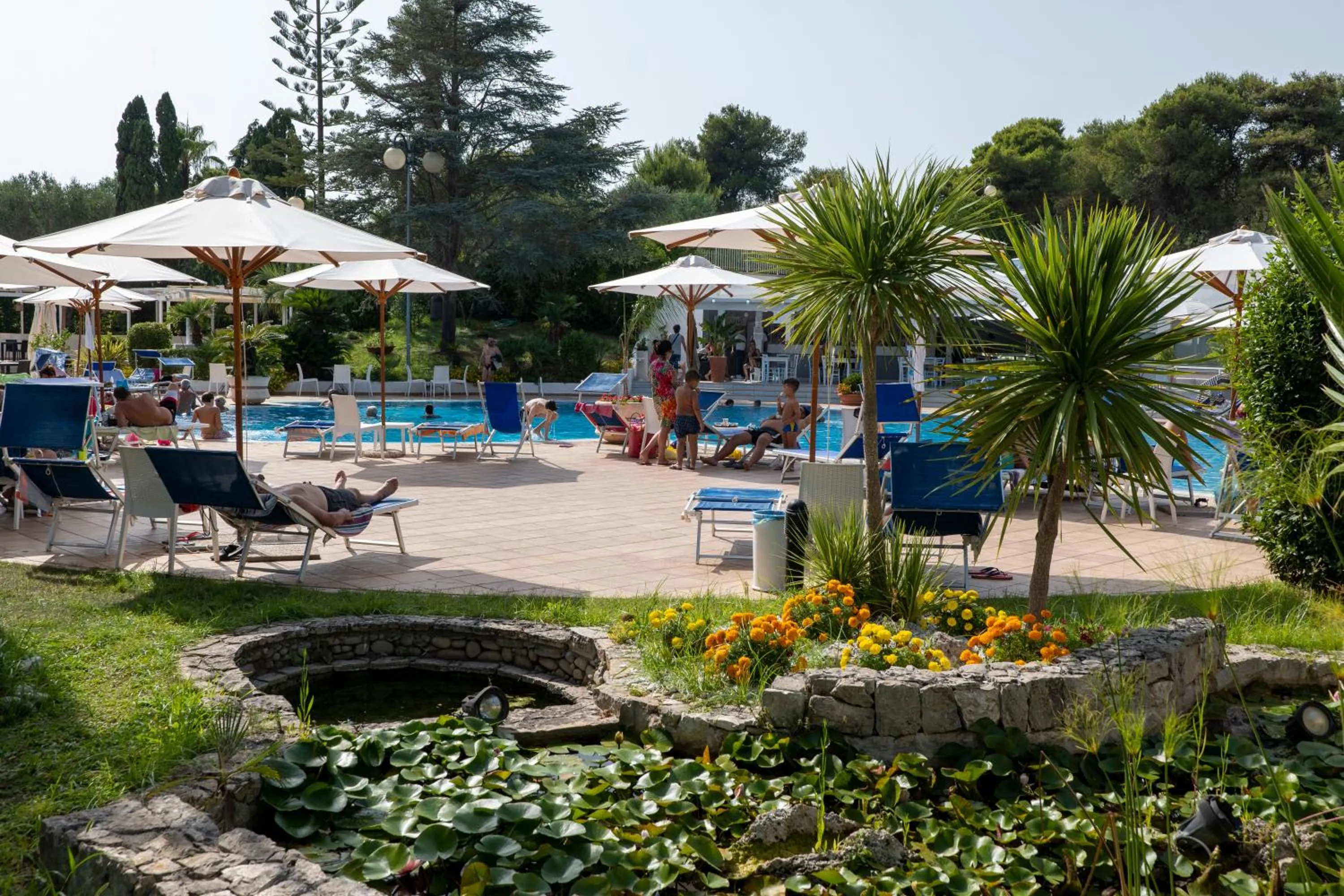 Swimming pool in Hotel Santa Lucia