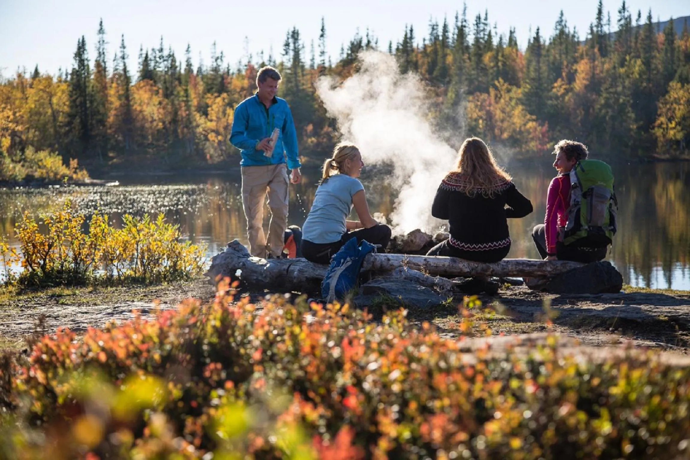 Hiking in Vålådalens Fjällstation