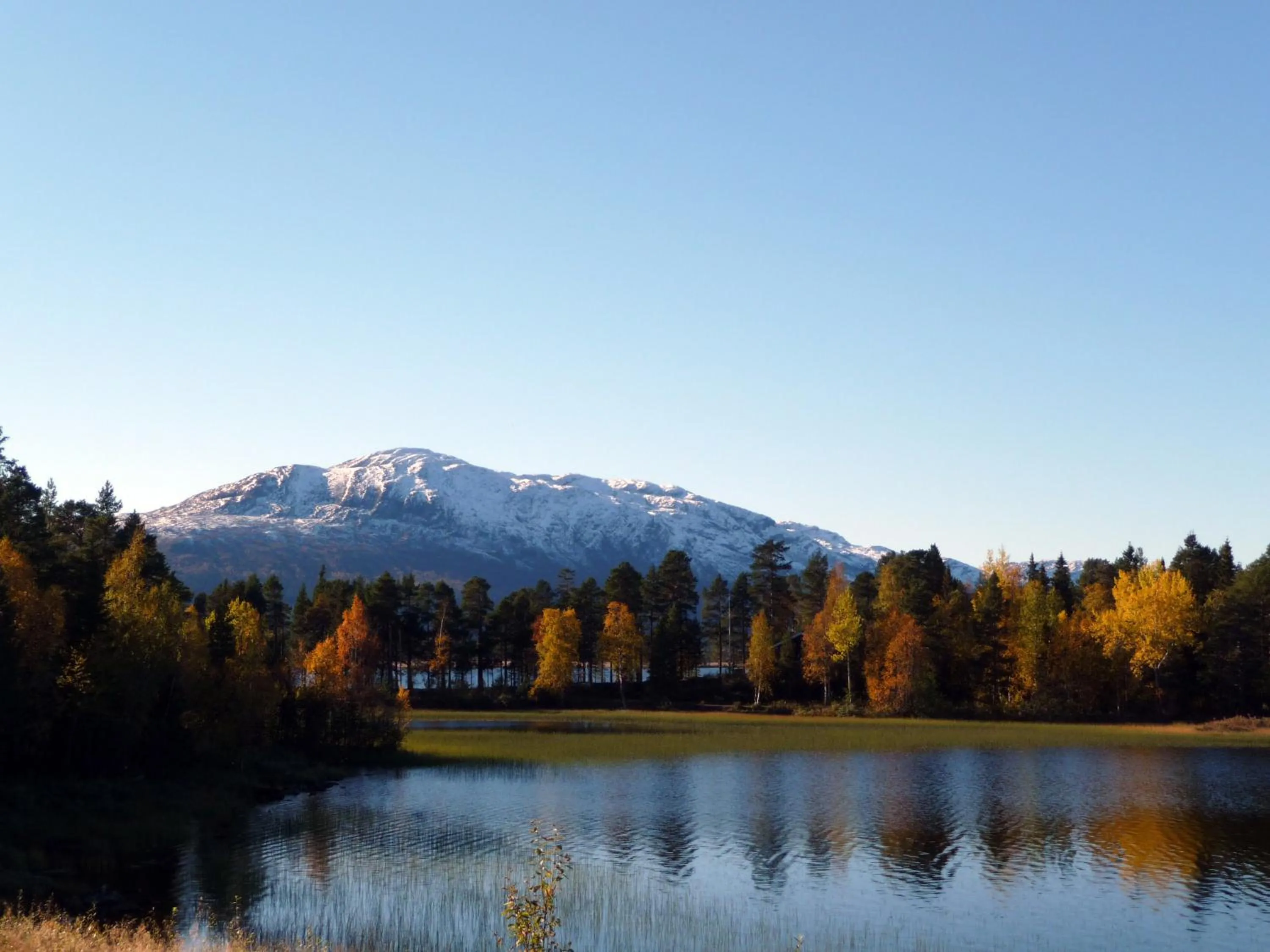 Lake view in Vålådalens Fjällstation
