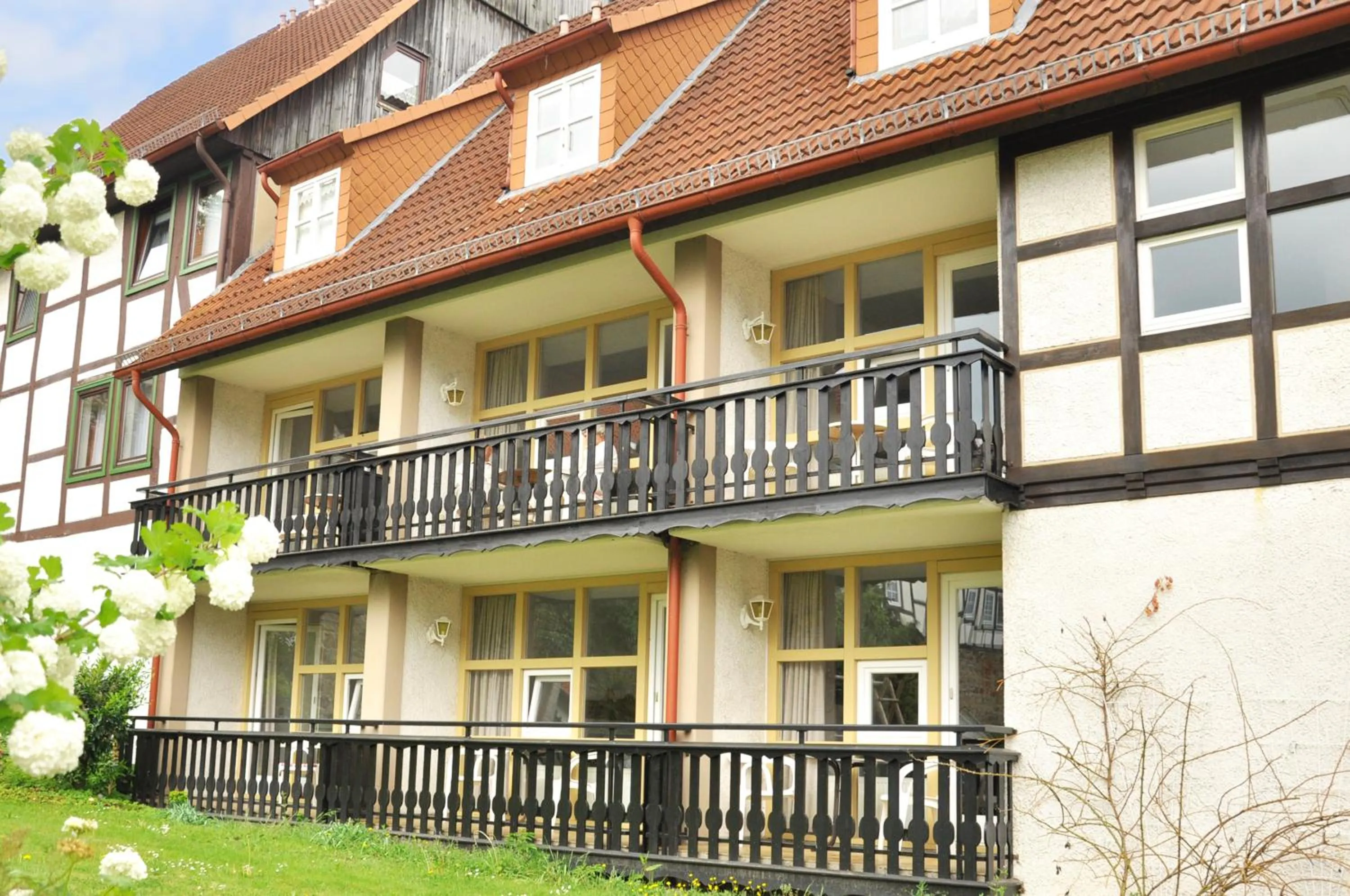 Balcony/Terrace in Hotel Schwalenberger Malkasten
