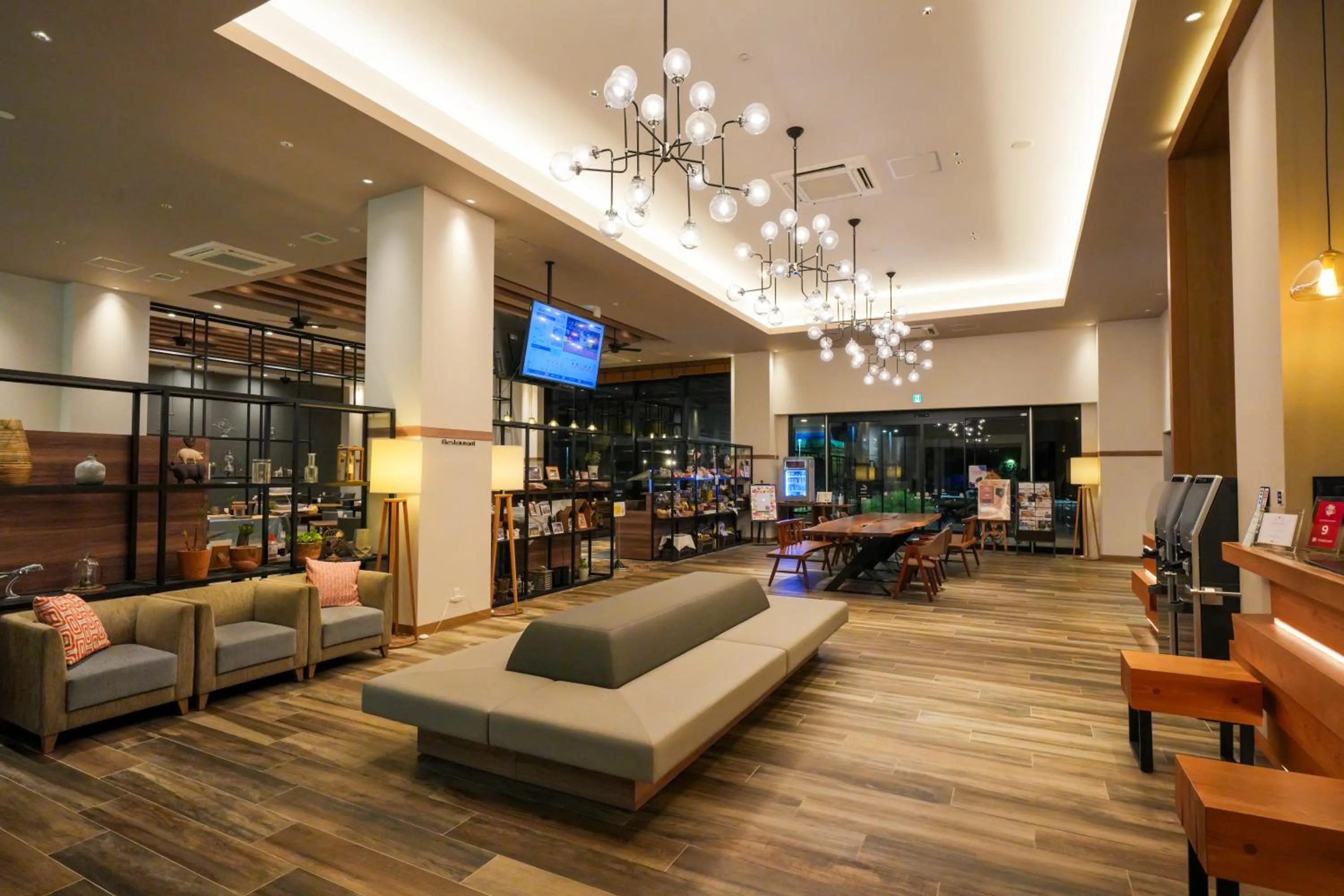Lobby or reception in Airport Hotel Kumamoto