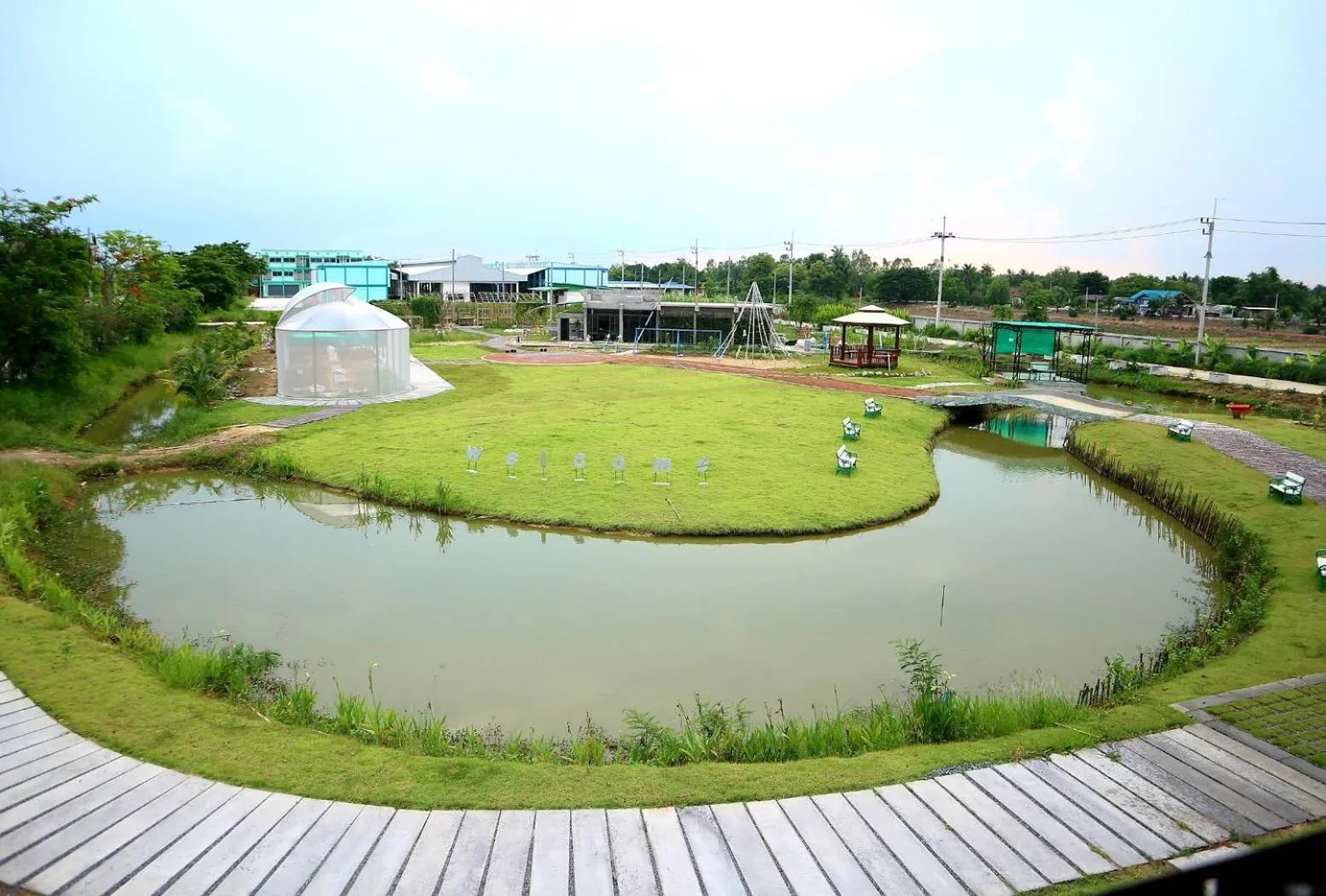 Garden view in Menam Resort
