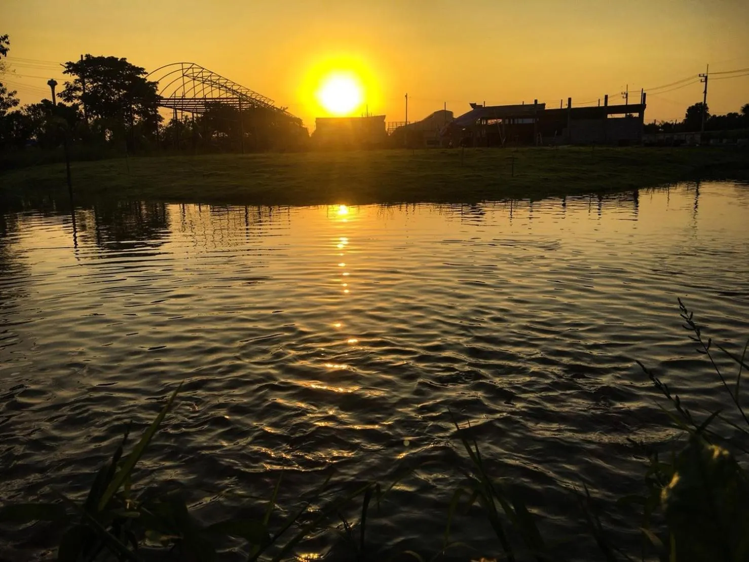 Sunset in Menam Resort