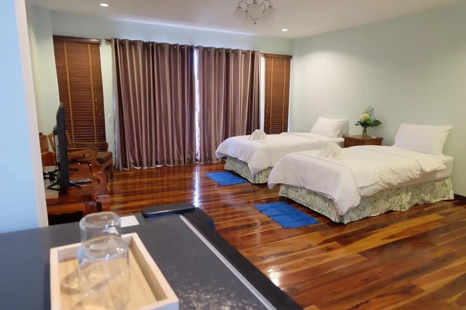 Bed in Menam Resort Bed in Menam Resort