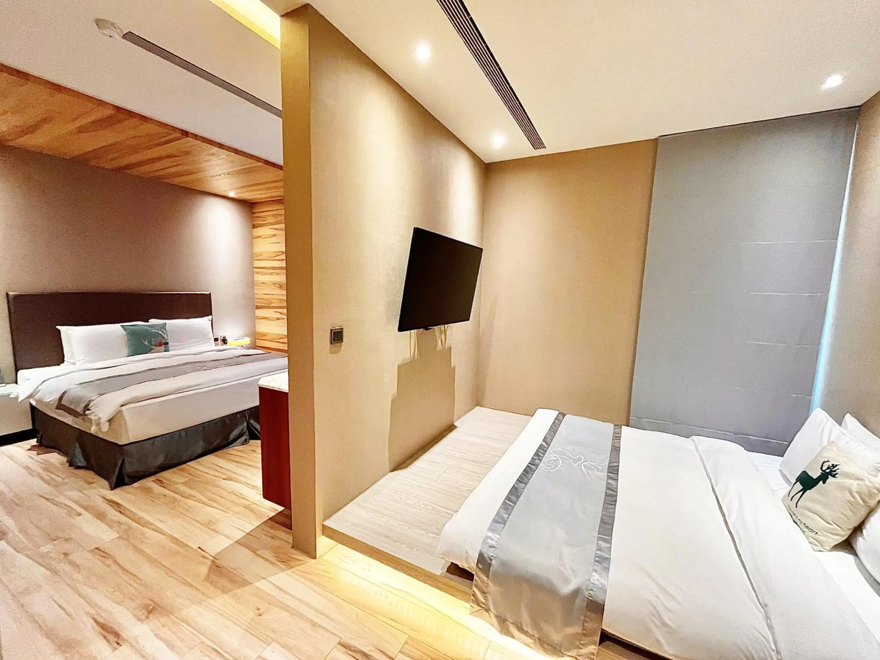 Bed in Vasty Jiaoxi Hotel Bed in Vasty Jiaoxi Hotel