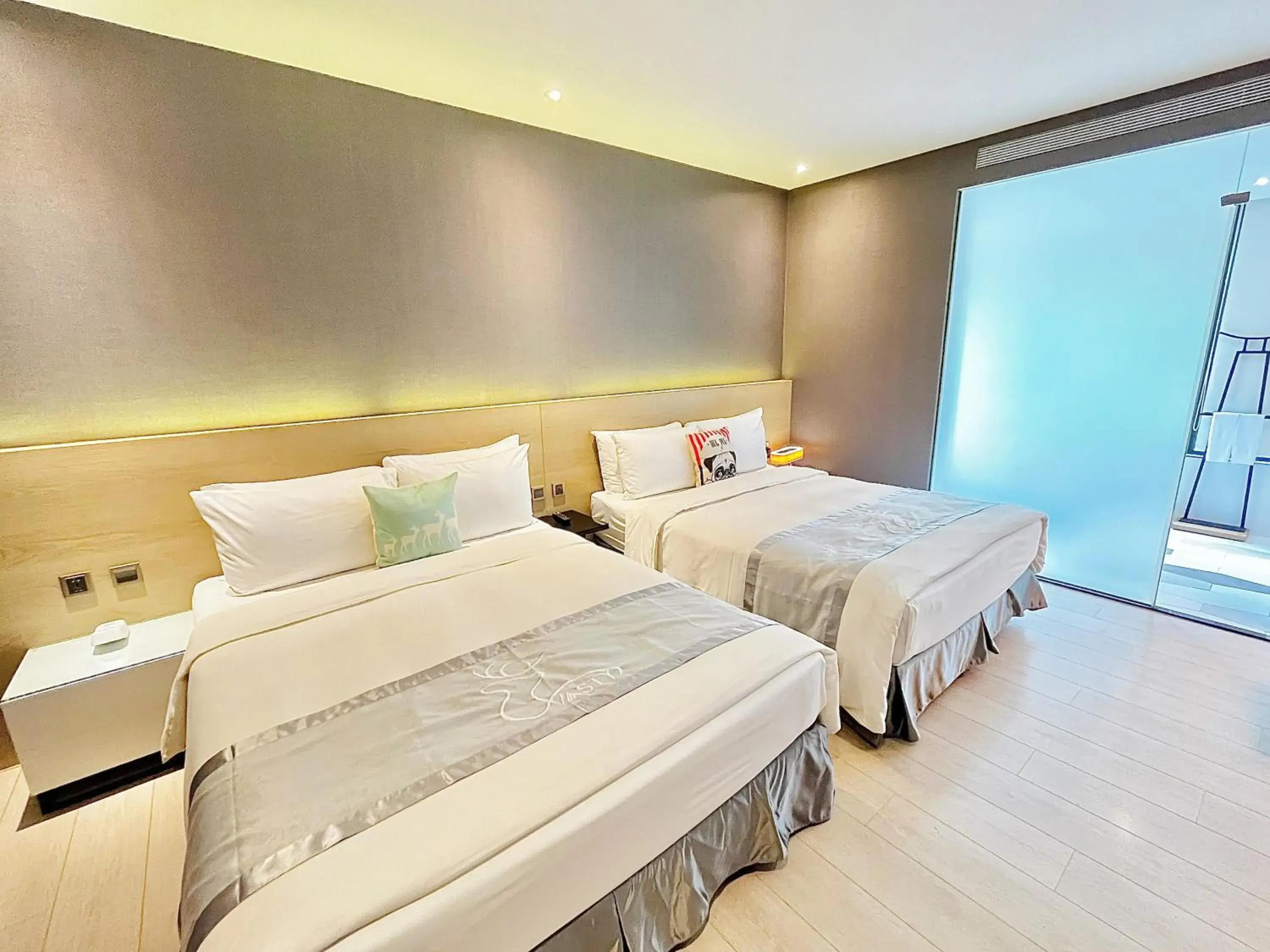 Bed in Vasty Jiaoxi Hotel Bed in Vasty Jiaoxi Hotel