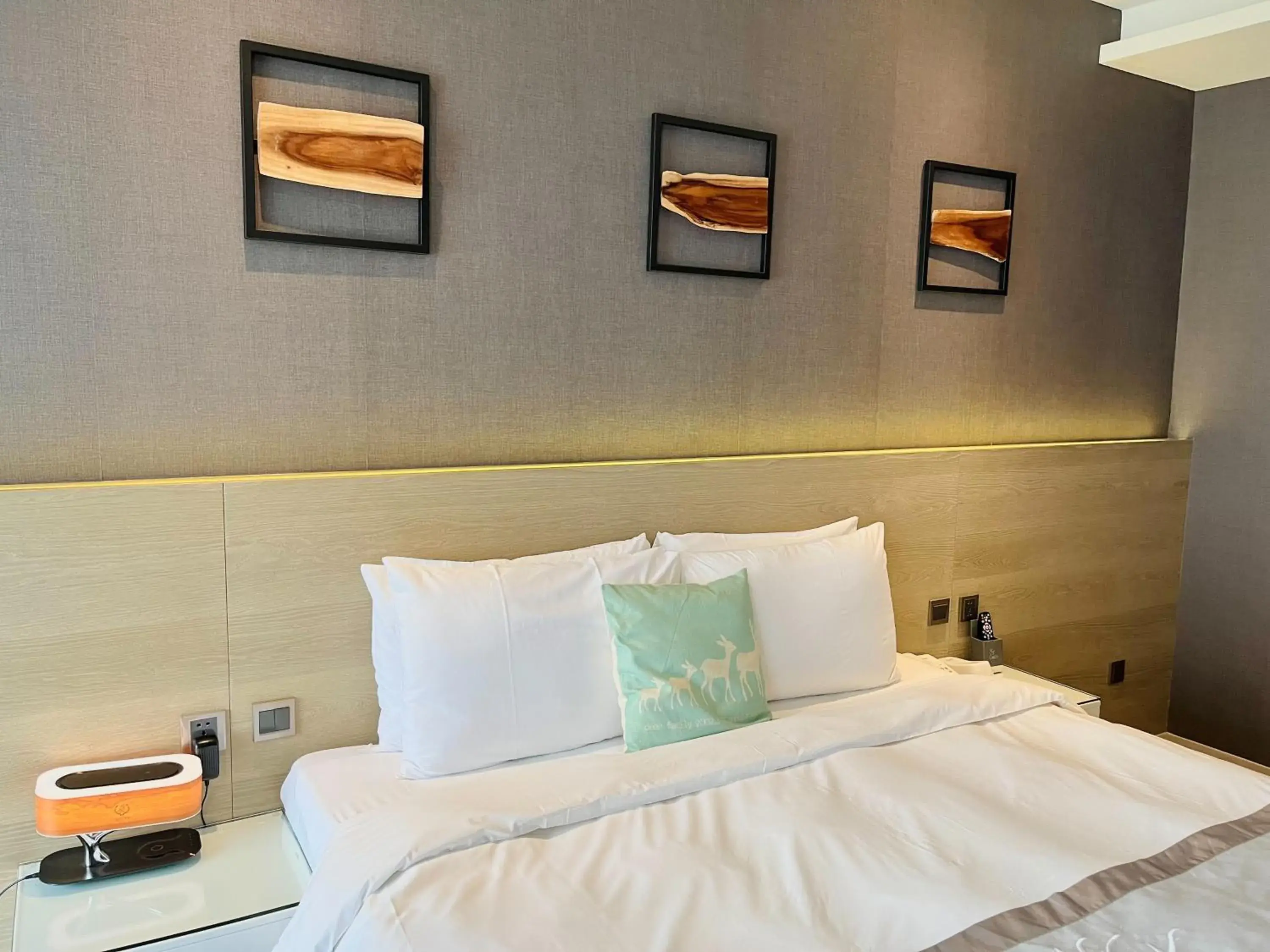 Bed in Vasty Jiaoxi Hotel Bed in Vasty Jiaoxi Hotel