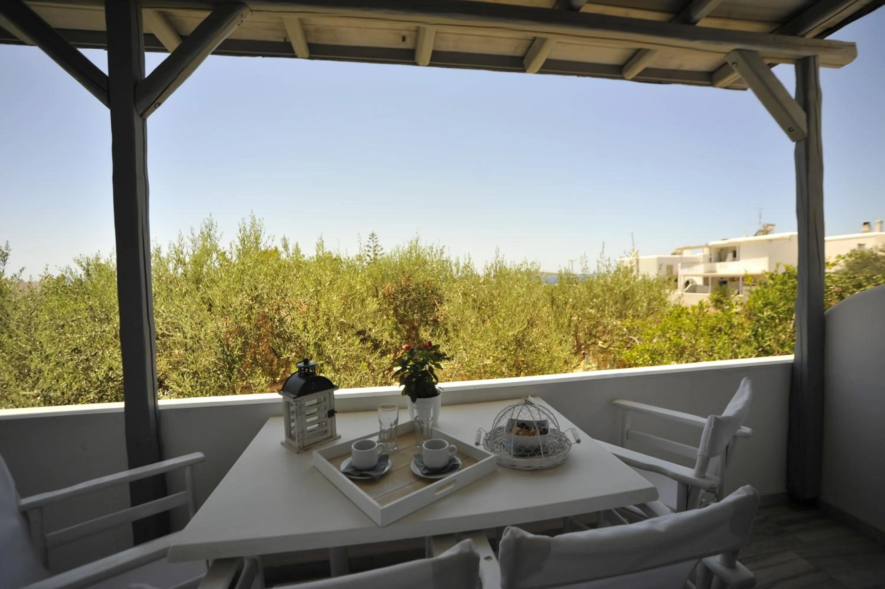 Balcony/Terrace in Anixis Studios Aliki Paros