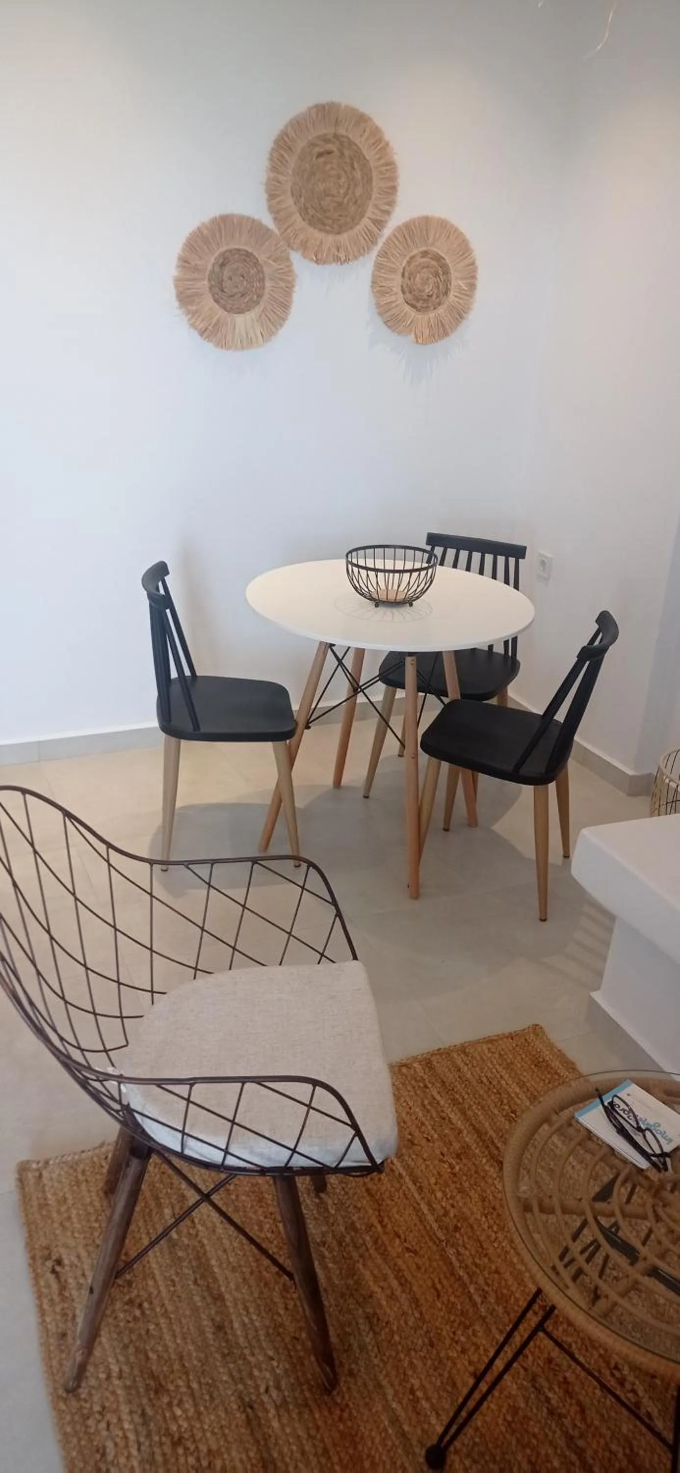 Living room in Anixis Studios Aliki Paros