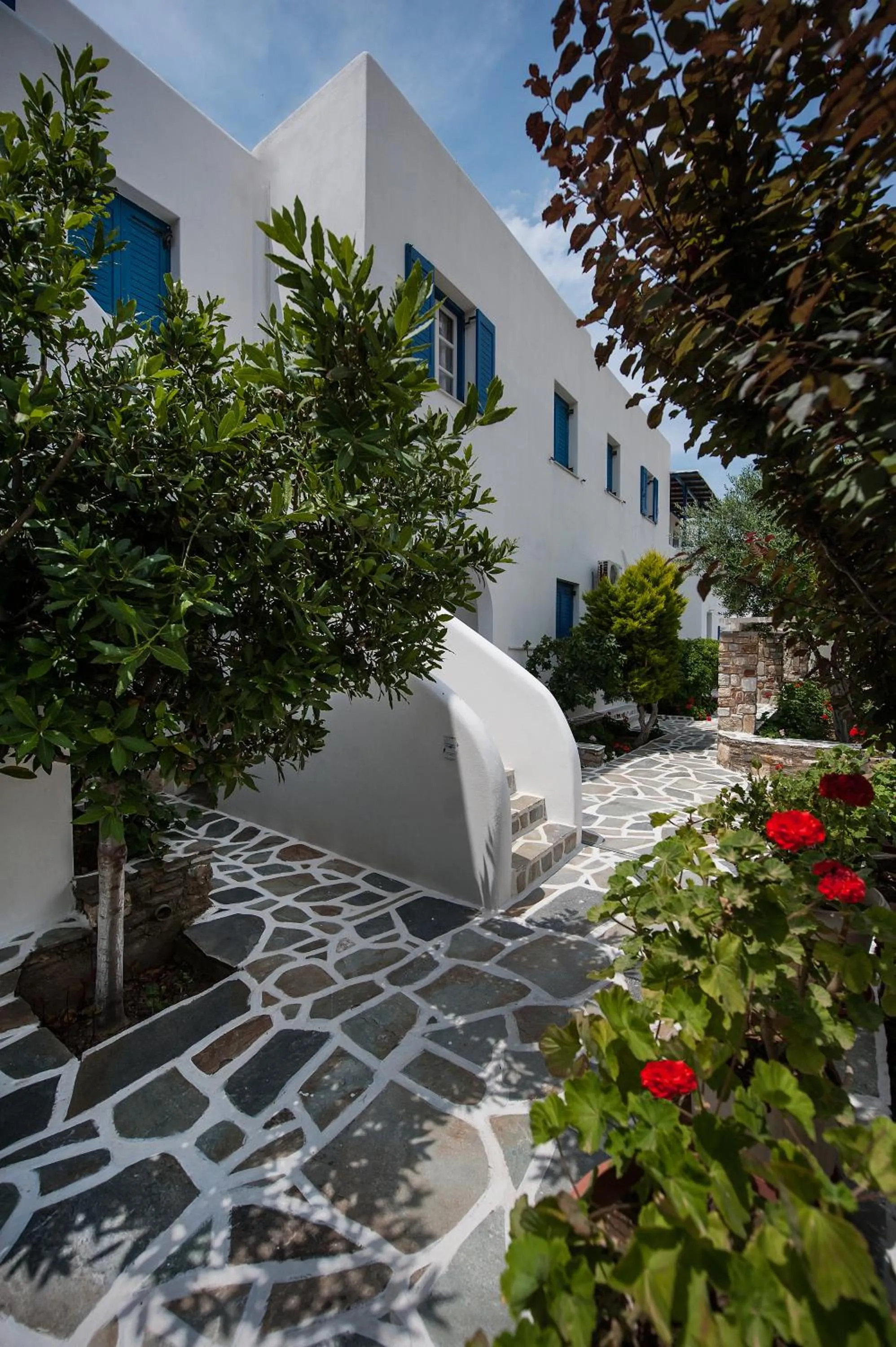 Garden in Anixis Studios Aliki Paros