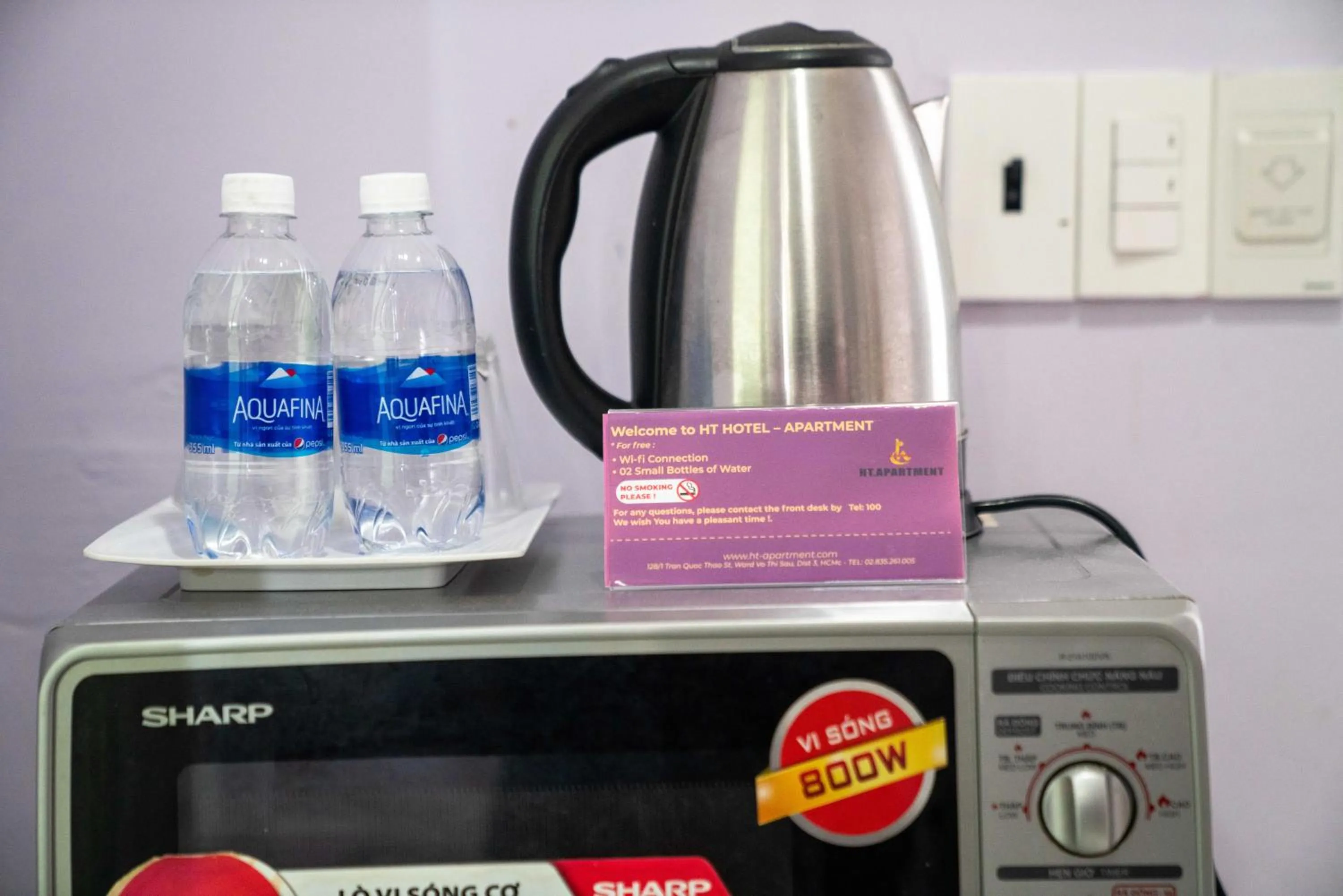 Decorative detail in HT Hotel Apartment